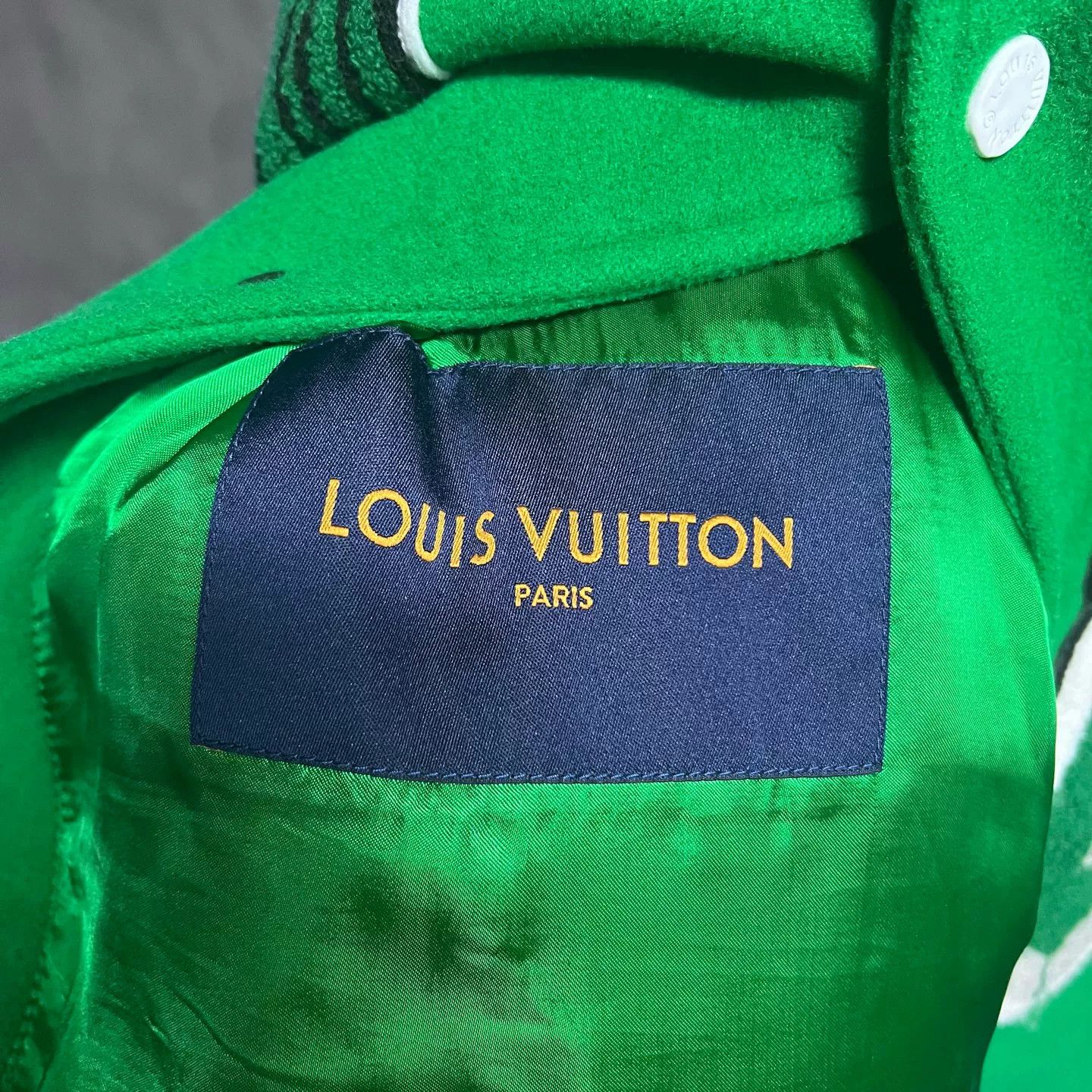 Louis Vuitton Louis Vuitton Green Patch Varsity Jacket Size 48 Size US M / EU 48-50 / 2 - 3 Thumbnail