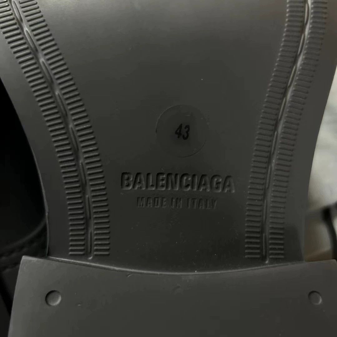 Balenciaga Balenciaga Black Hummer Derby Shoes Size 43 Size US 10 / EU 43 - 7 Thumbnail