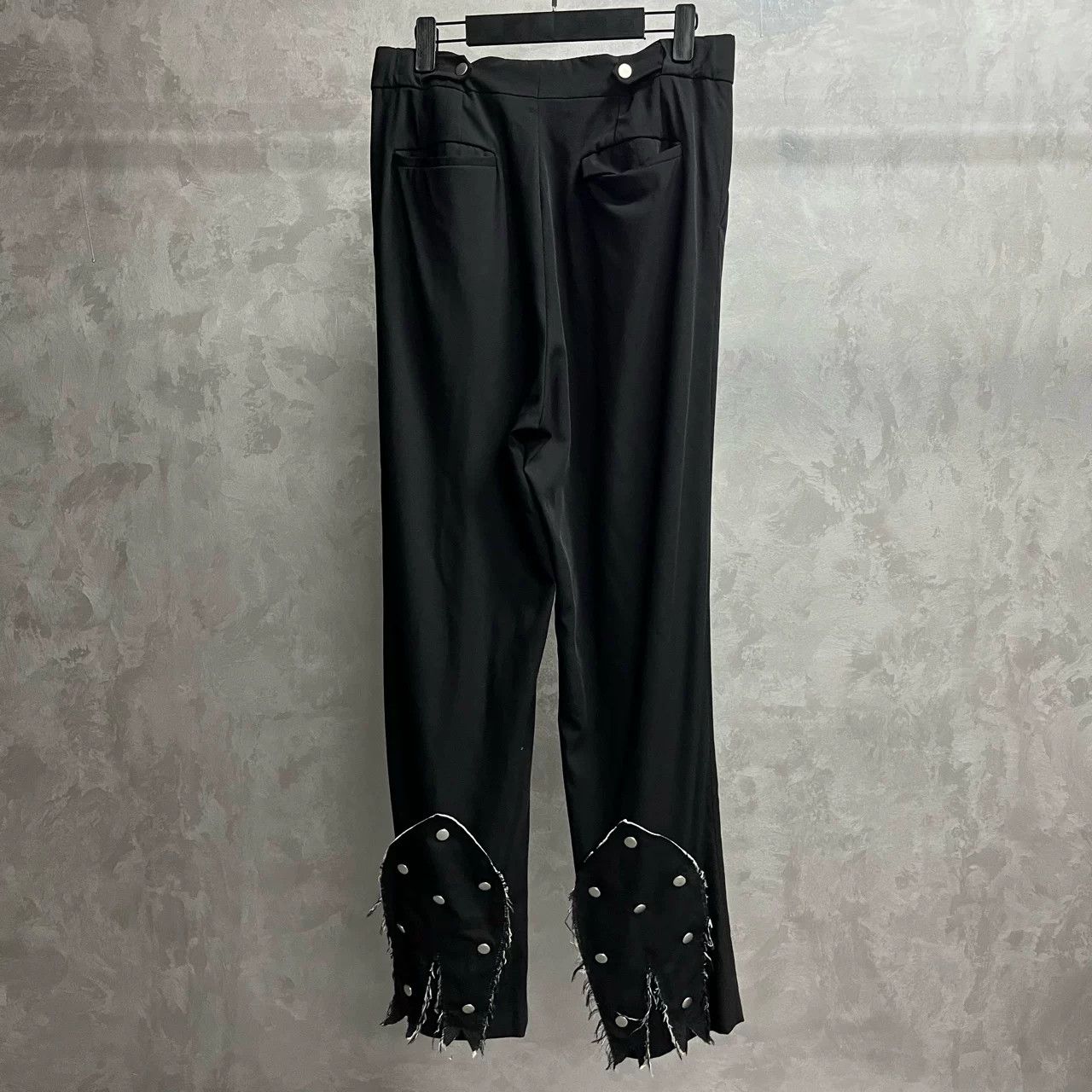 Namacheko Namacheko Rivet Patch Wool Casual Pants Size L Size US 34 / EU 50 - 3 Thumbnail