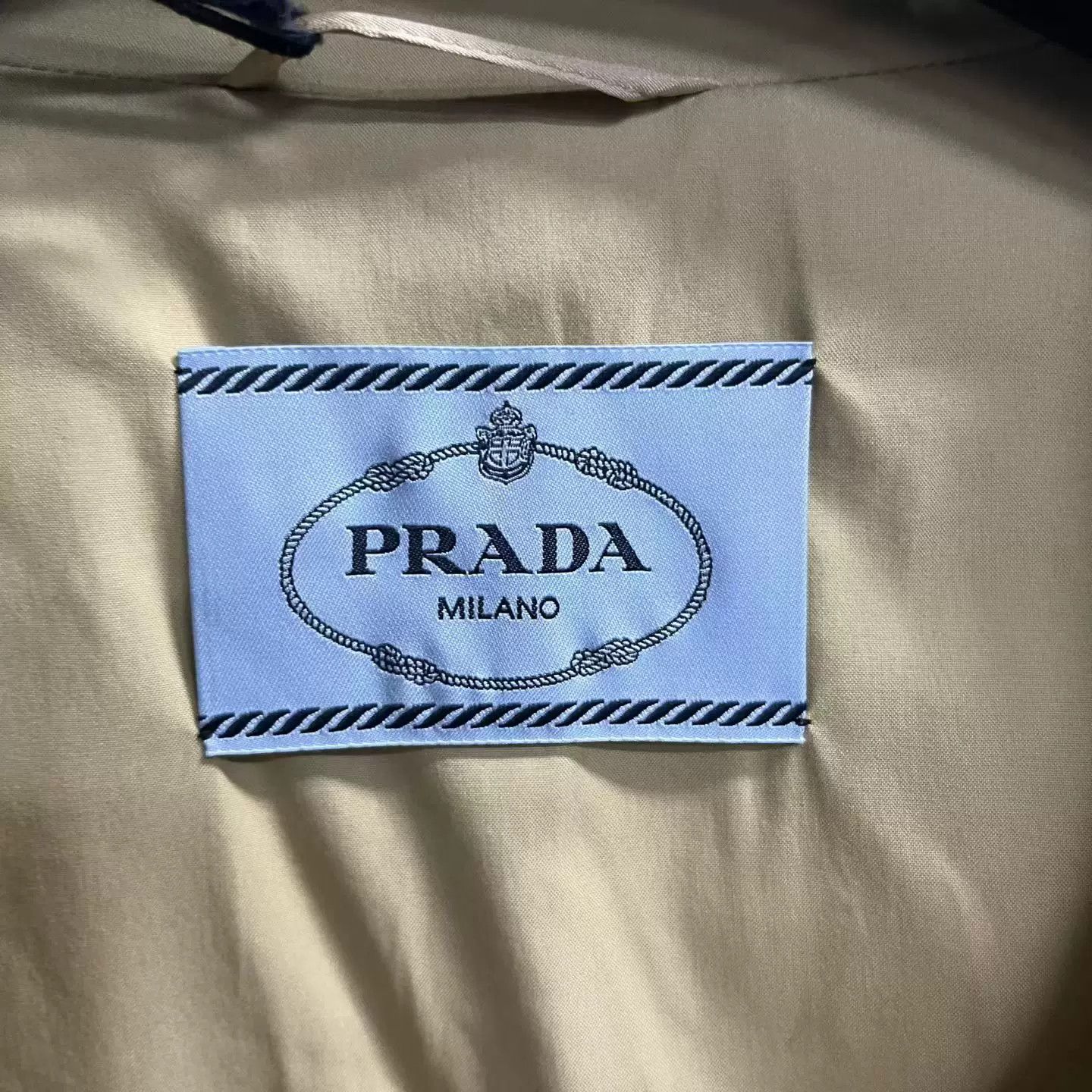 Prada Prada Khaki Poplin Stretch Bow Blazer Size IT 44 Size M / US 6-8 / IT 42-44 - 3 Thumbnail