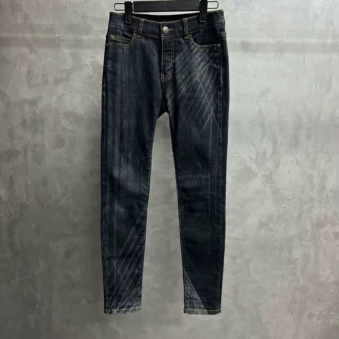 Chanel Chanel Striped Pattern Denim Jeans Size 34 Size 25" / US 0 / IT 36 - 2 Thumbnail