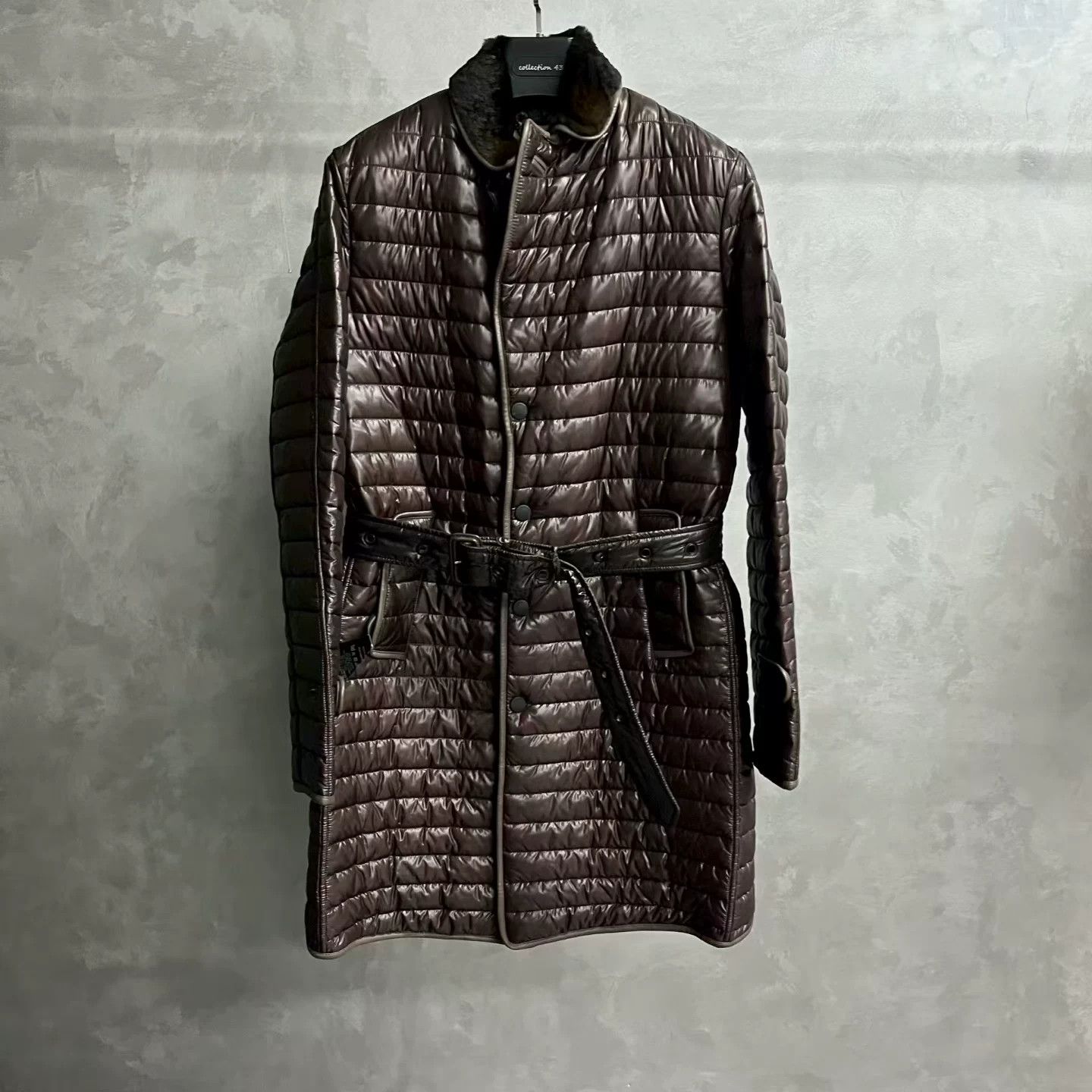 Burberry Burberry Shearling Trim Quilted Coat Size 48 Size US M / EU 48-50 / 2 - 2 Thumbnail