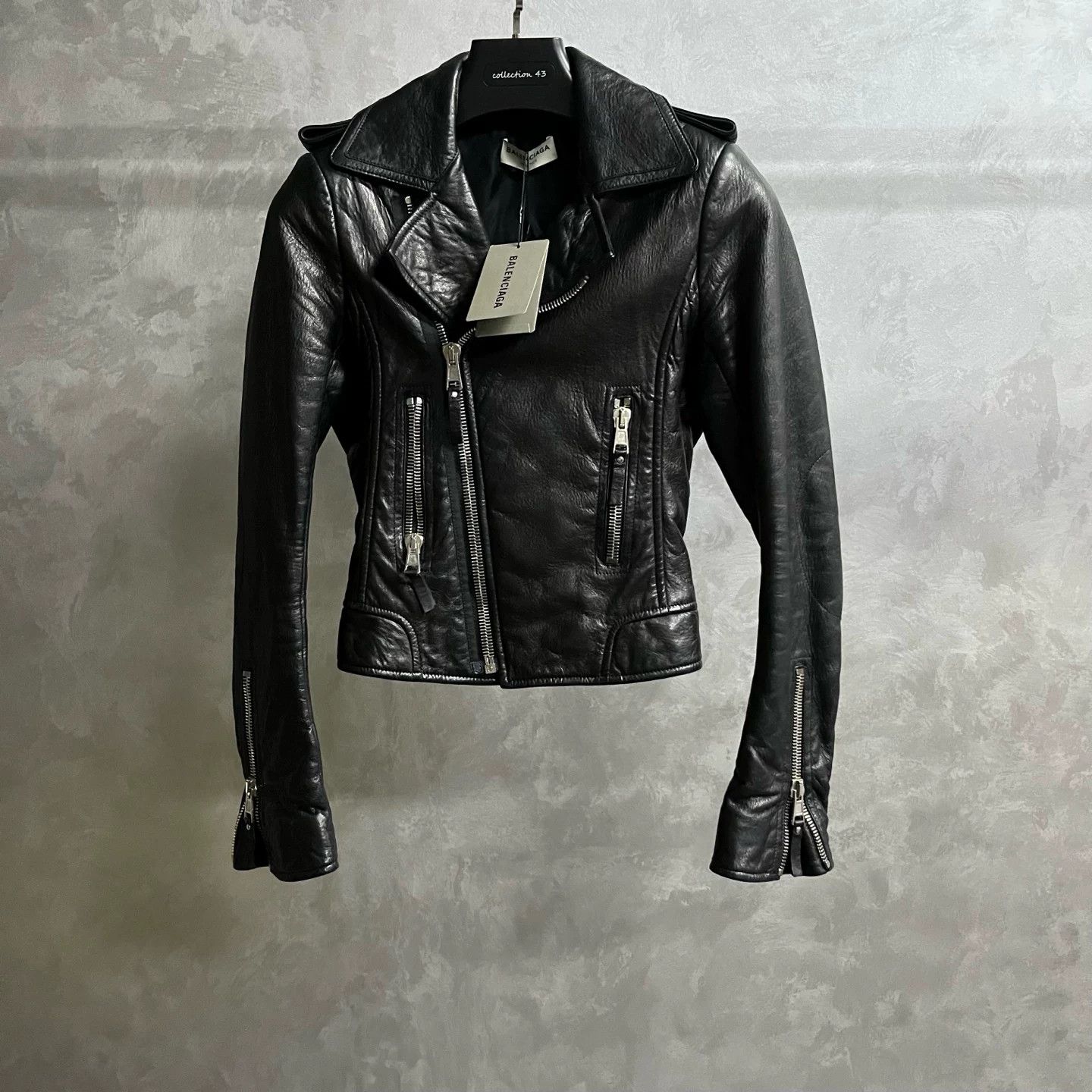 Balenciaga Balenciaga Classic Black Leather Biker Jacket 36 Size XS / US 0-2 / IT 36-38 - 2 Thumbnail