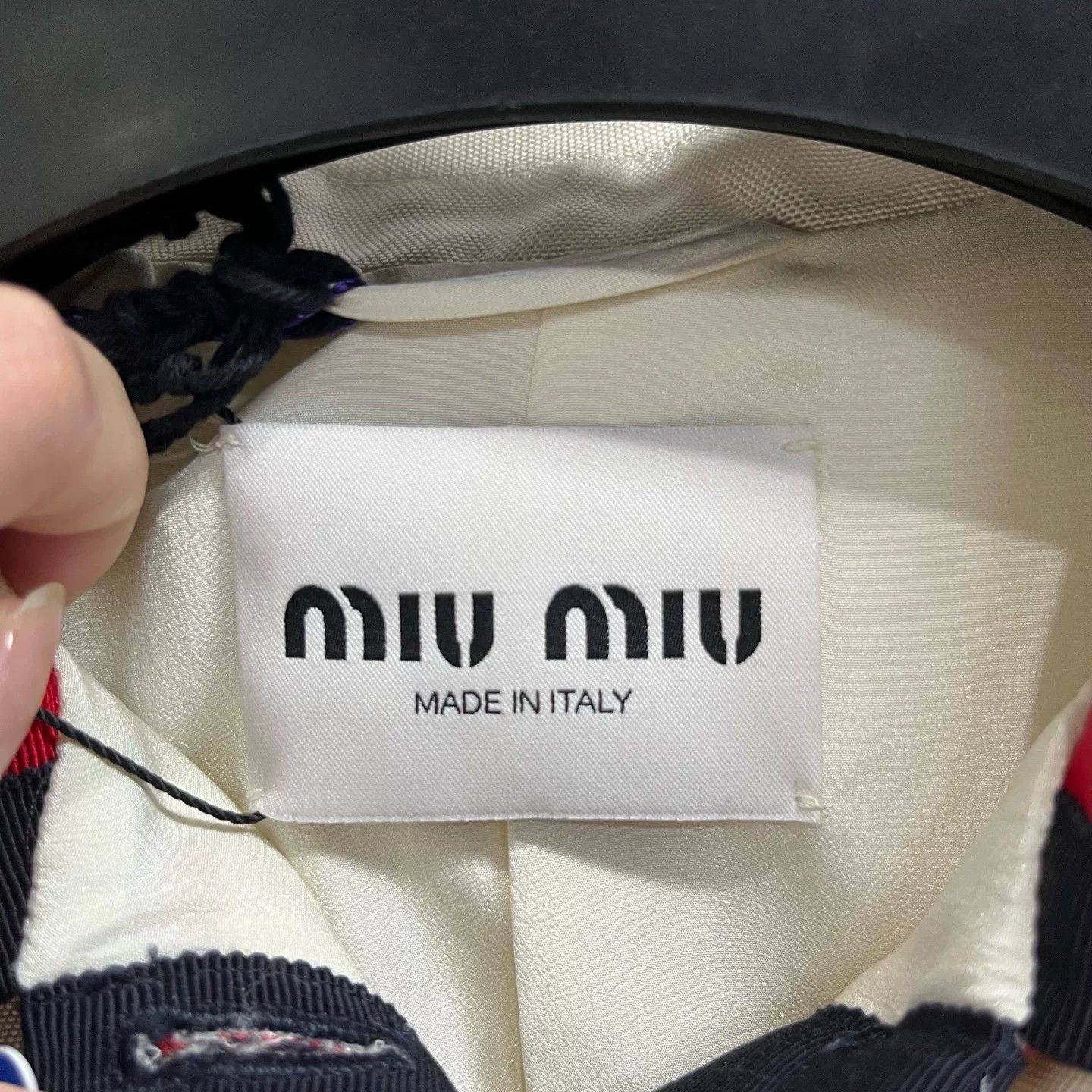 Miu Miu Miu Miu Striped Cropped Jacket Size 38 Size XS / US 0-2 / IT 36-38 - 4 Thumbnail
