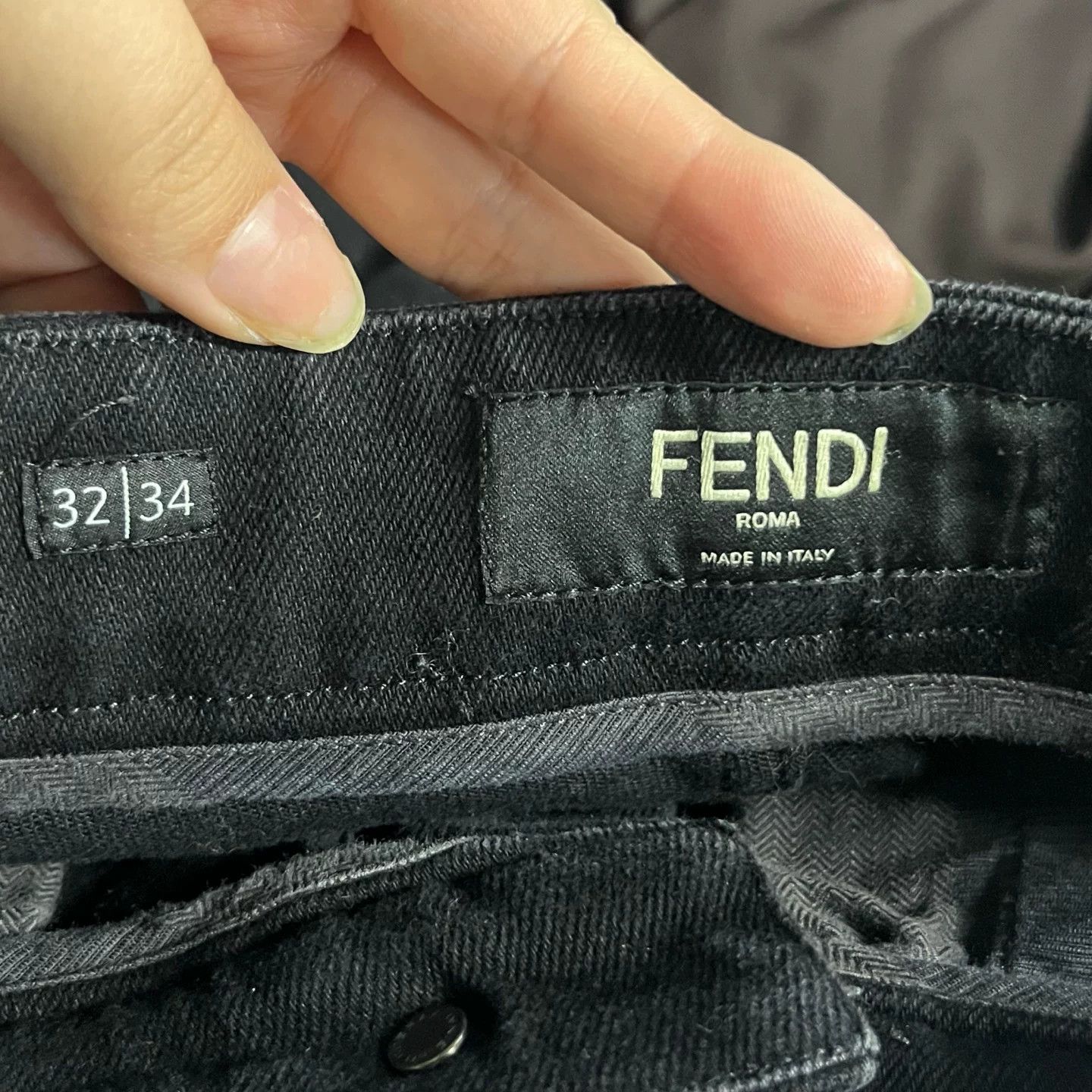 Fendi Fendi Karl Patch Denim Jeans 32 Size US 32 / EU 48 - 3 Thumbnail