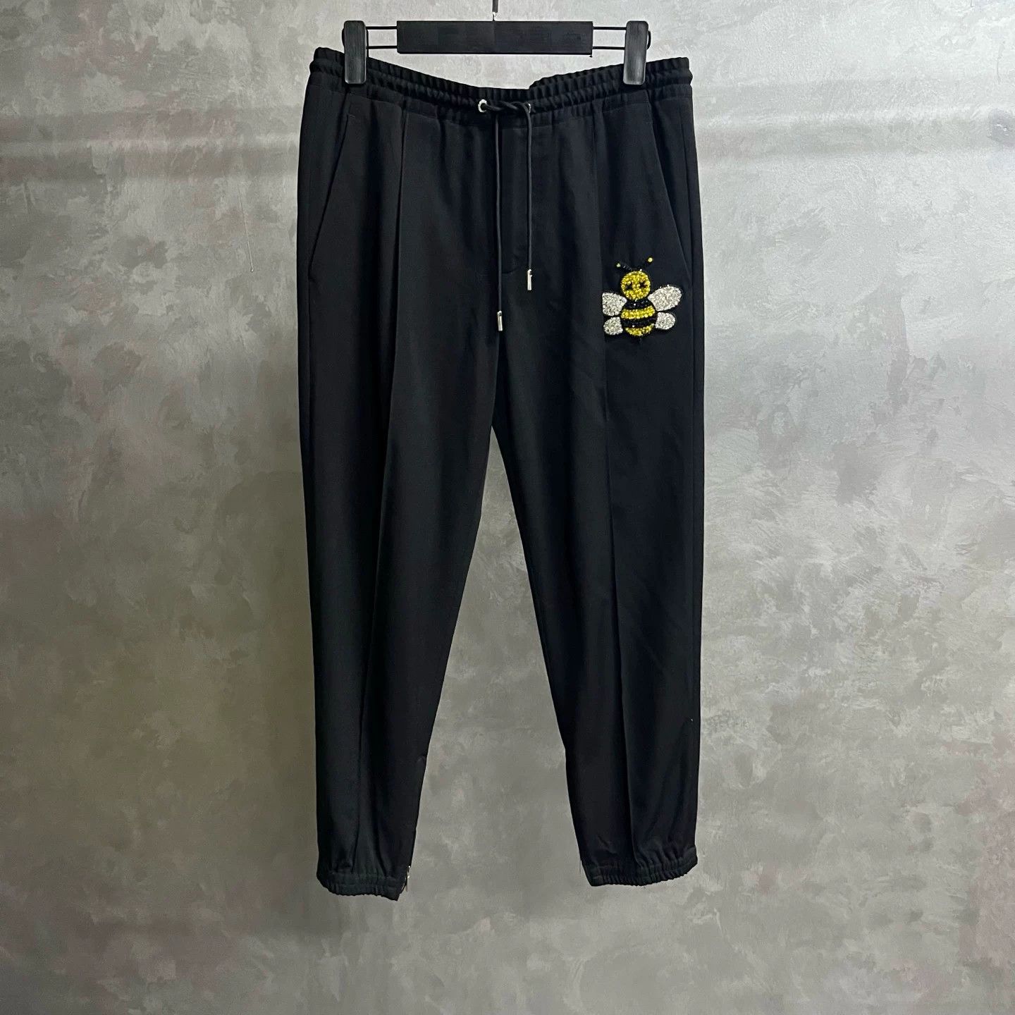 Dior Dior Bee Embroidered Wool Sweatpants US 28 Size US 28 / EU 44 - 2 Thumbnail