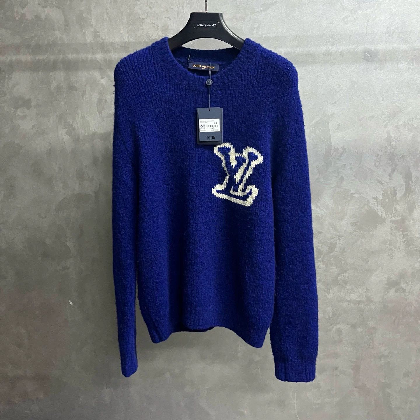 Louis Vuitton Louis Vuitton Intarsia Logo Knit Sweater Size L Size US L / EU 52-54 / 3 - 2 Thumbnail
