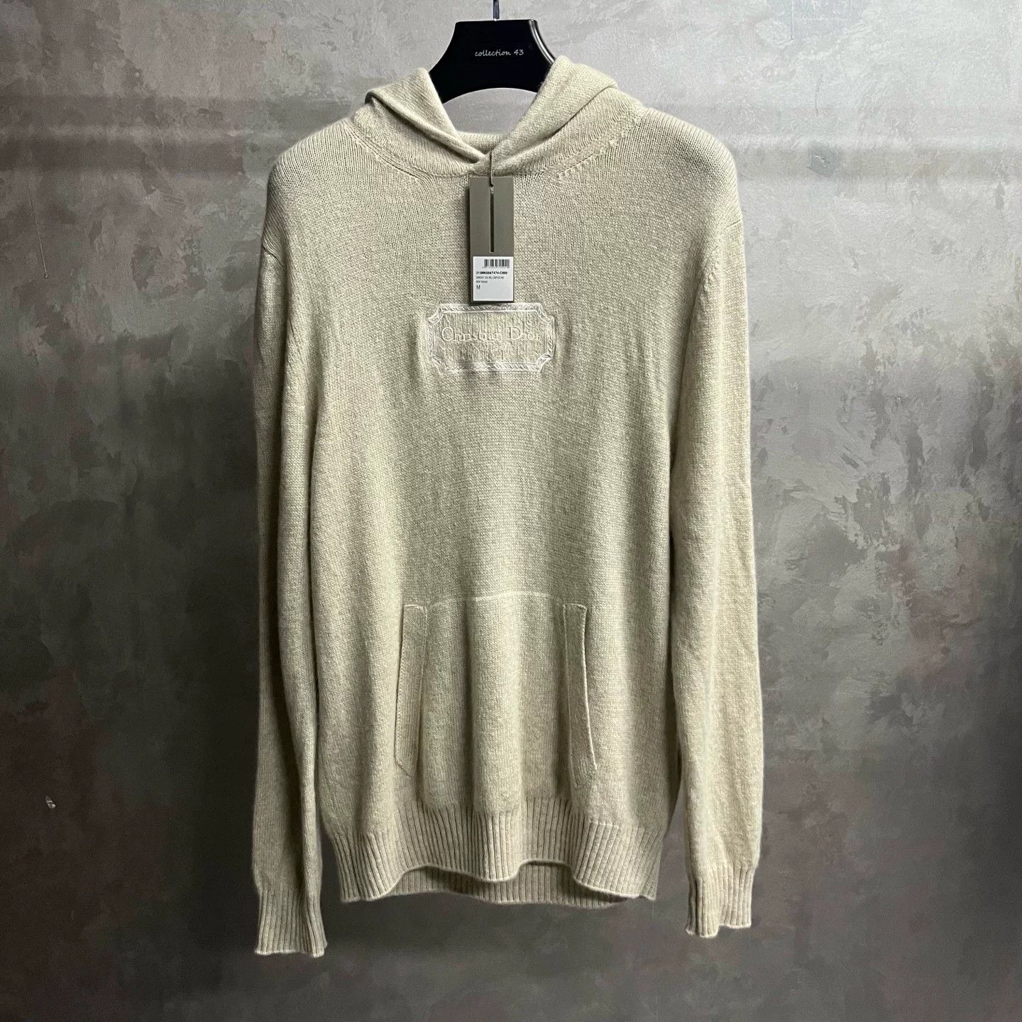 Dior Dior Cashmere Logo Knit Hoodie Size M Size US M / EU 48-50 / 2 - 2 Thumbnail