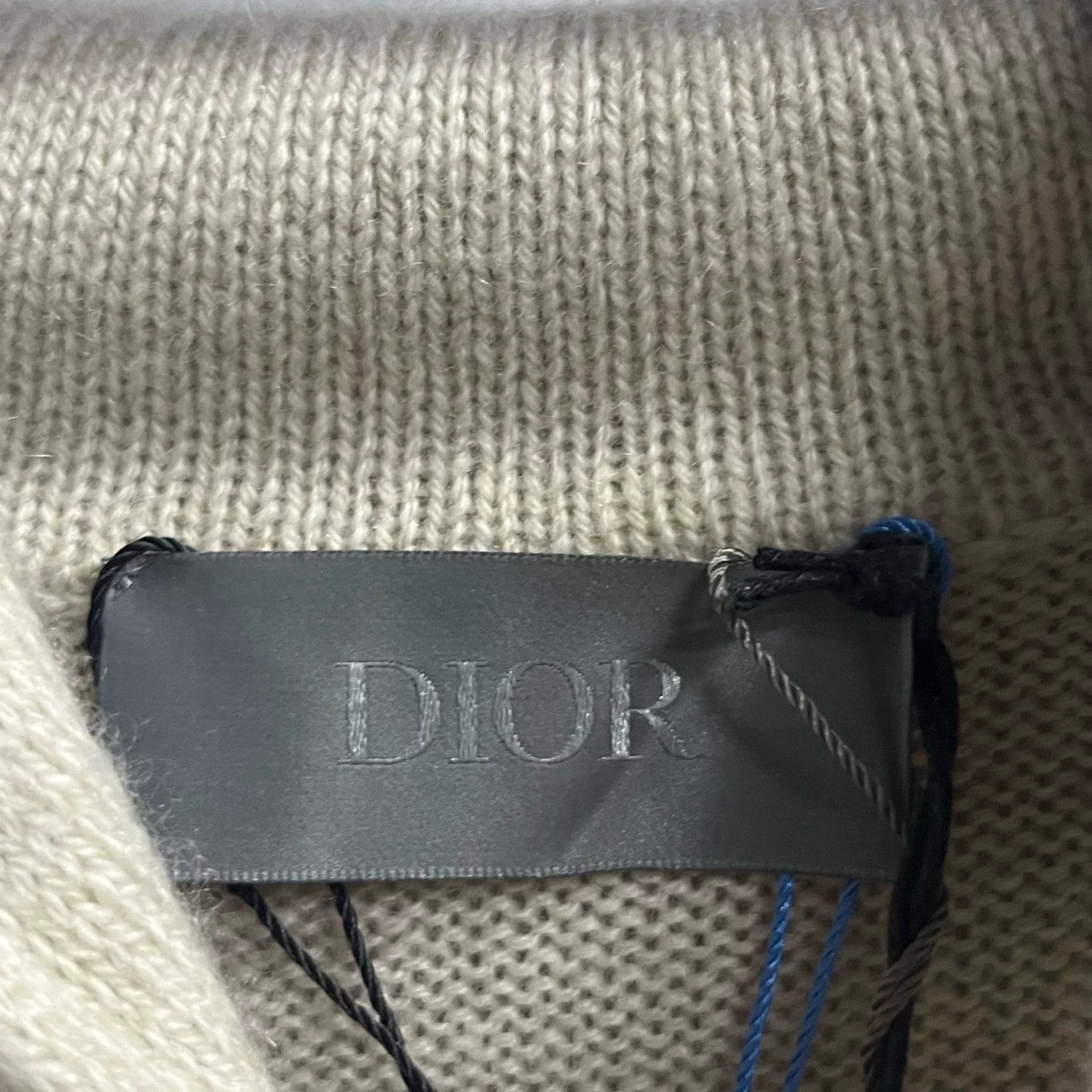 Dior Dior Cashmere Logo Knit Hoodie Size M Size US M / EU 48-50 / 2 - 3 Thumbnail