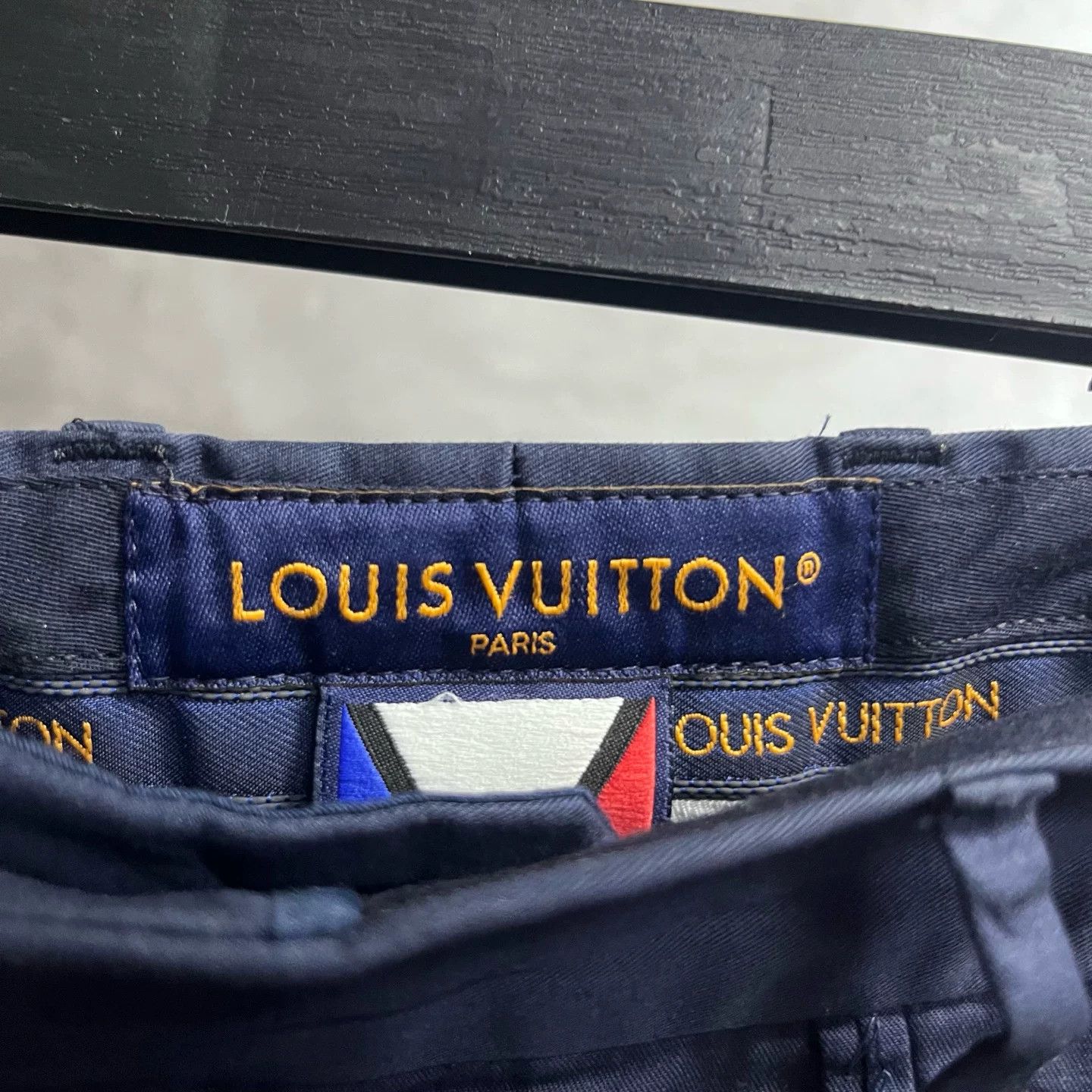 Louis Vuitton Louis Vuitton Navy Cotton Cargo Pants Size 52 Size US 36 / EU 52 - 4 Thumbnail