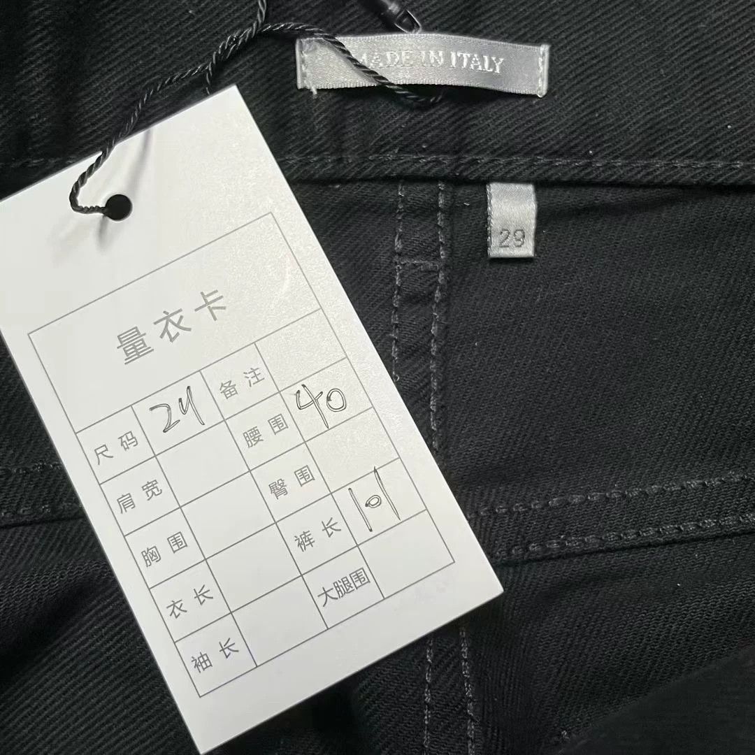 Dior Dior Black Denim Jeans 29 Size US 29 - 3 Thumbnail