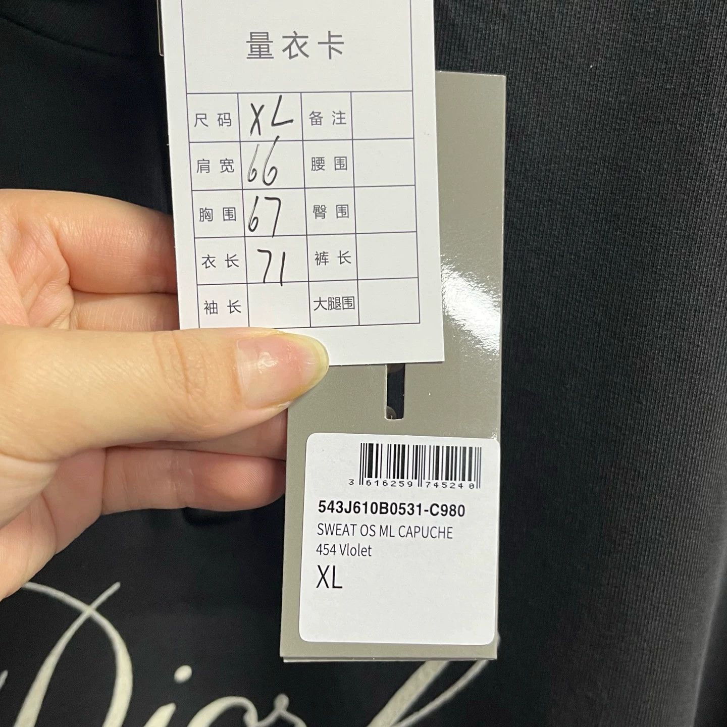 Dior Dior Diorling Half-Zip Cotton Sweatshirt Size XL Size US XL / EU 56 / 4 - 4 Thumbnail