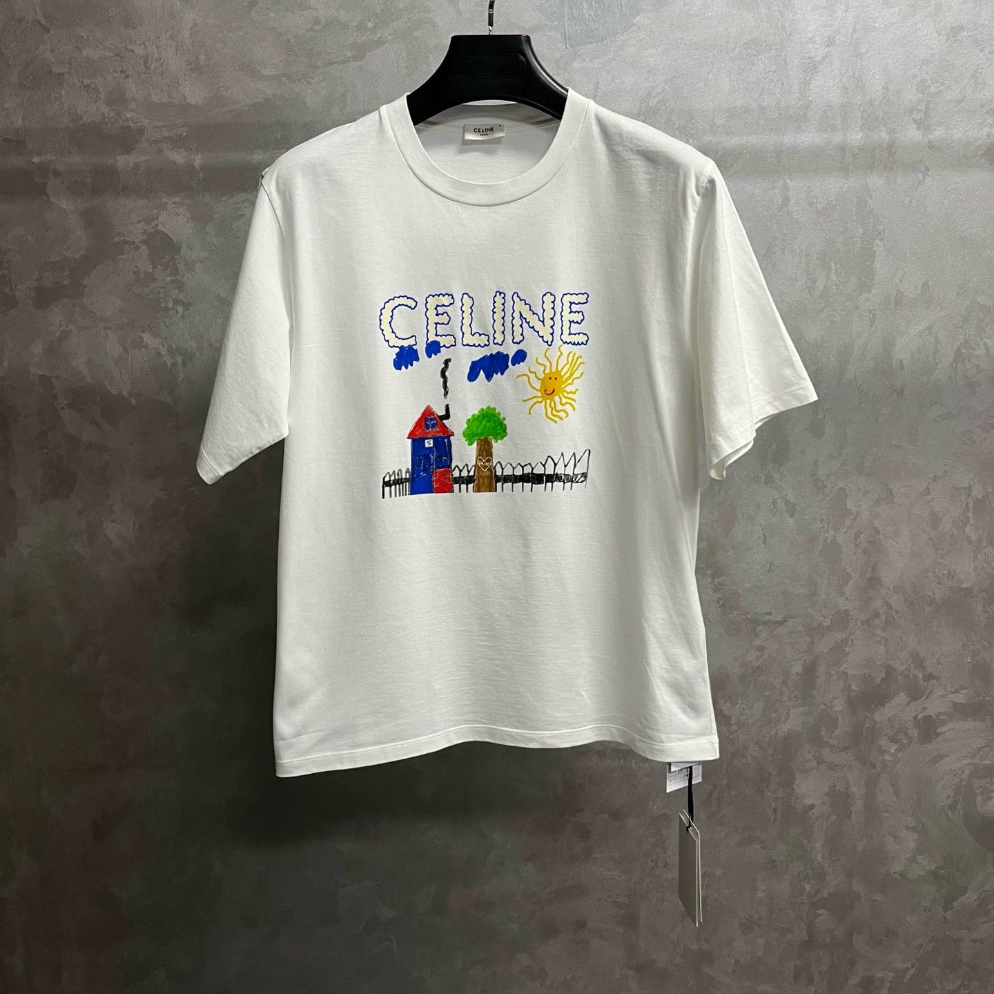 Celine Celine Graphic Drawing Print T-Shirt XS Size US XS / EU 42 / 0 - 2 Thumbnail
