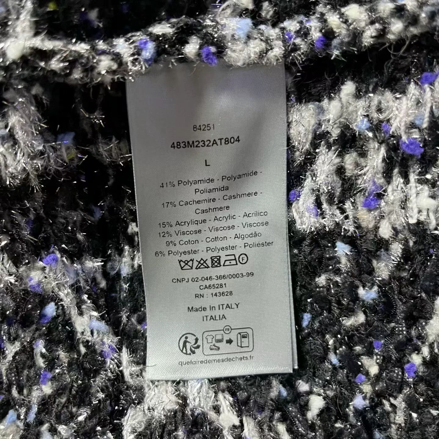 Dior Dior Cannage Pattern Knit Cardigan L Size US L / EU 52-54 / 3 - 5 Thumbnail