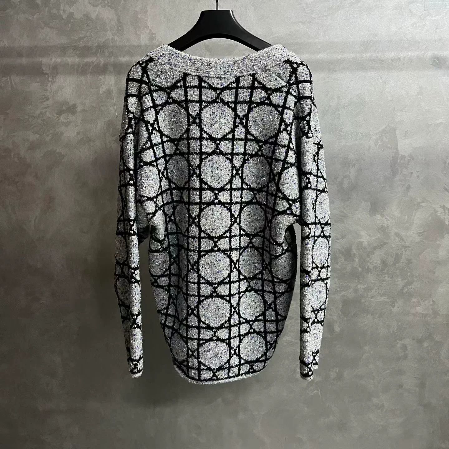 Dior Dior Cannage Pattern Knit Cardigan L Size US L / EU 52-54 / 3 - 8 Thumbnail