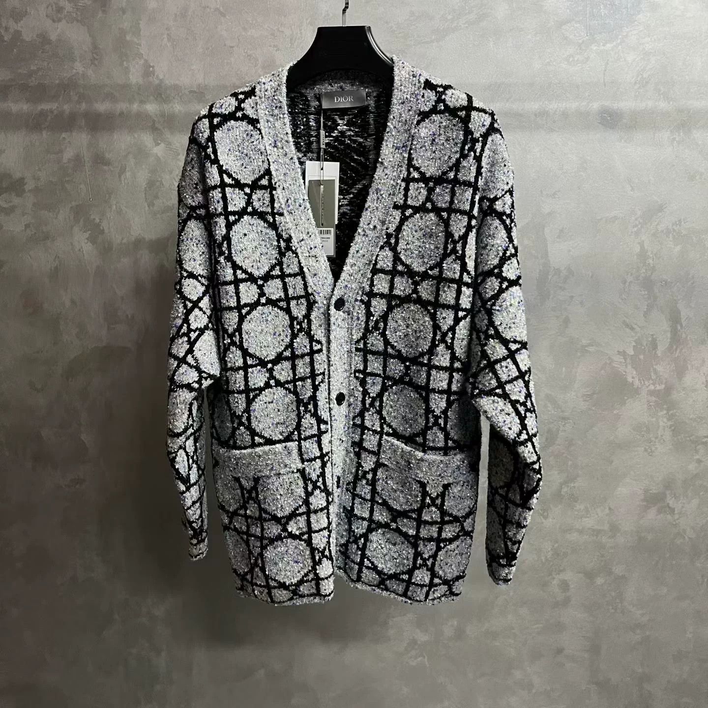 Dior Dior Cannage Pattern Knit Cardigan L Size US L / EU 52-54 / 3 - 2 Thumbnail