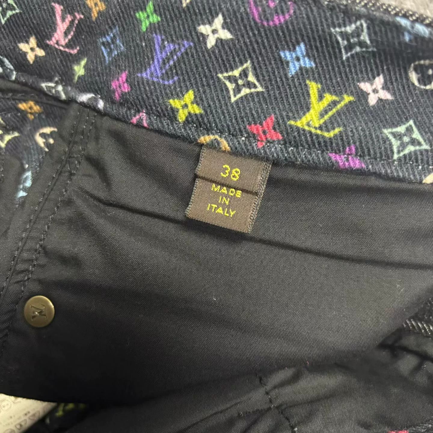 Louis Vuitton Louis Vuitton Monogram Multicolore Denim Shorts 38 Size 27" / US 4 / IT 40 - 3 Thumbnail