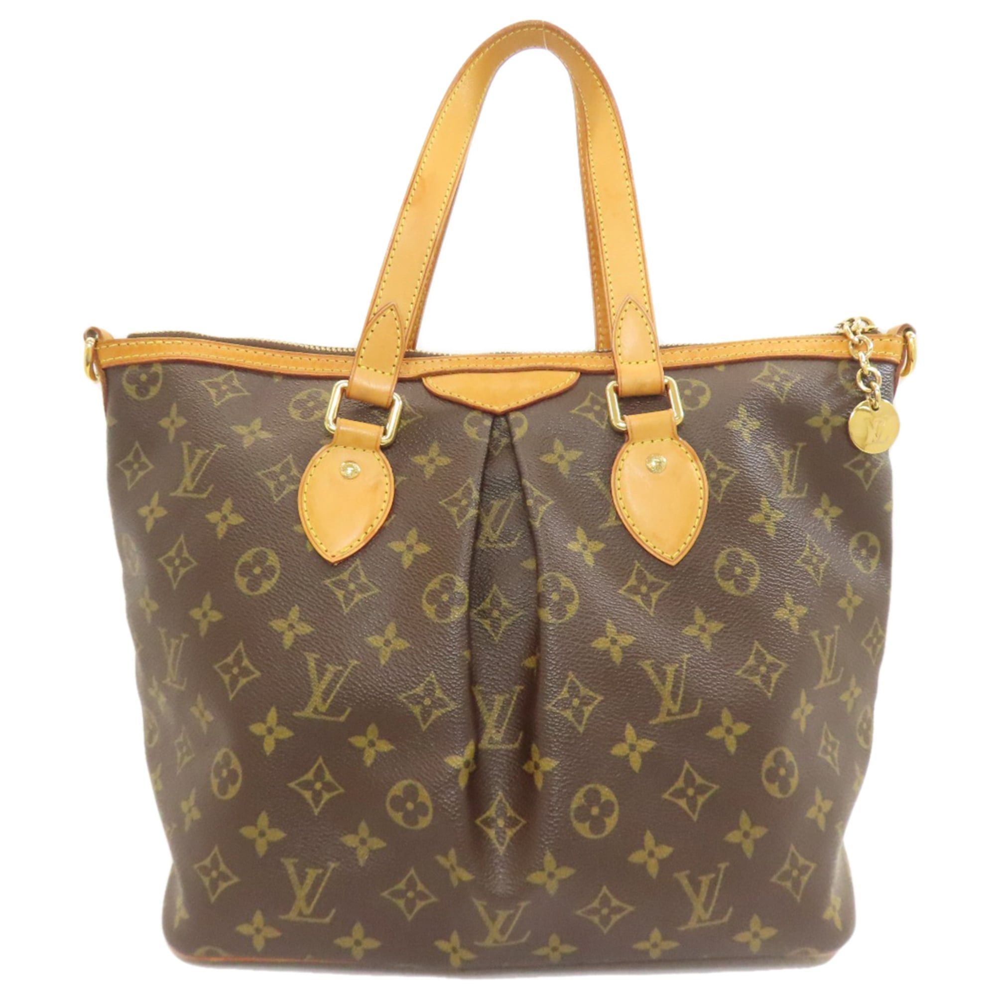 Louis Vuitton Louis Vuitton M40145 Palermo PM Tote Bag, Monogram Canvas, Women's LOUIS VUITTON Size ONE SIZE - 2 Thumbnail