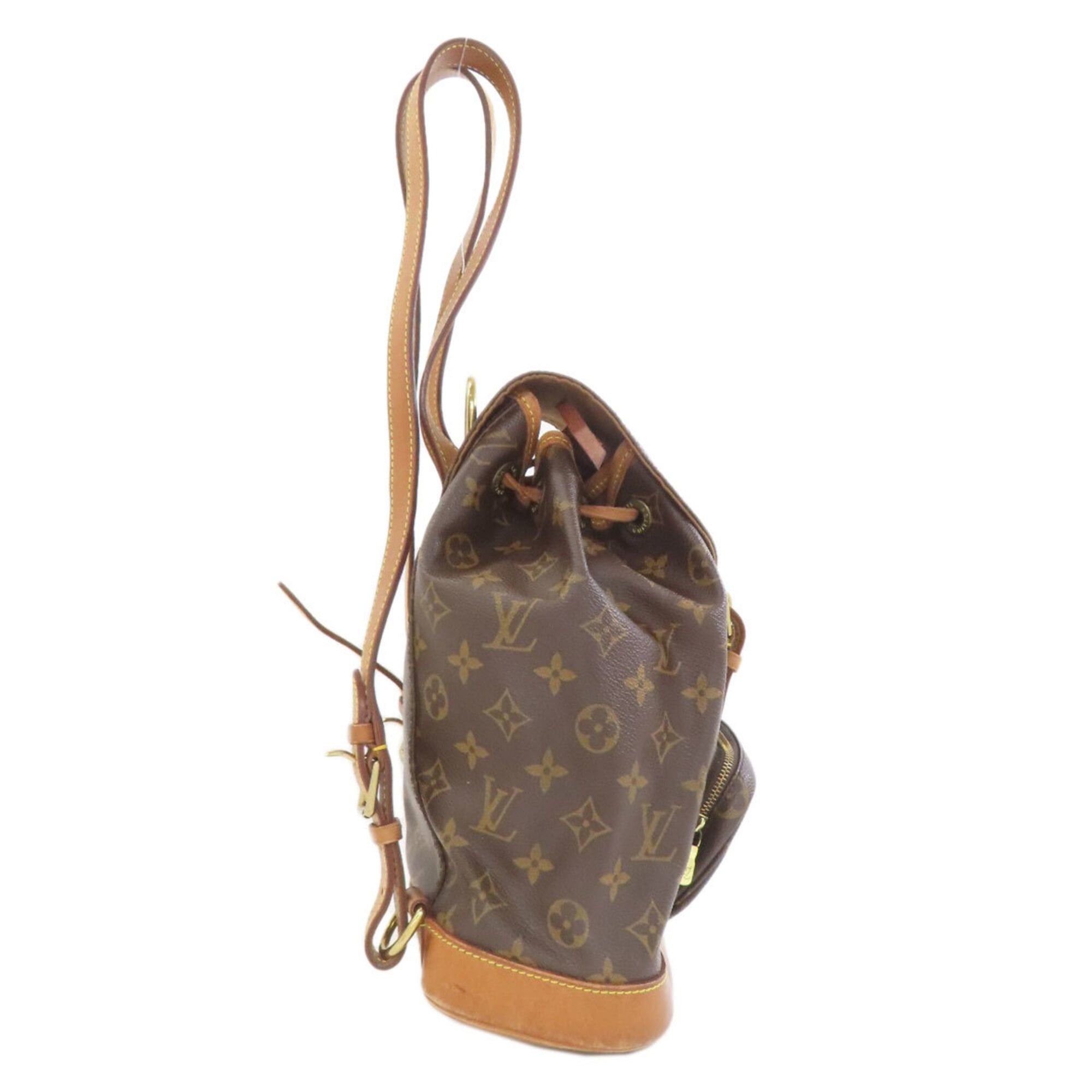 Louis Vuitton Louis Vuitton M51136 Montsouris MM Backpack/Daypack, Monogram Canvas, Women's LOUIS VUITTON Size ONE SIZE - 3 Thumbnail