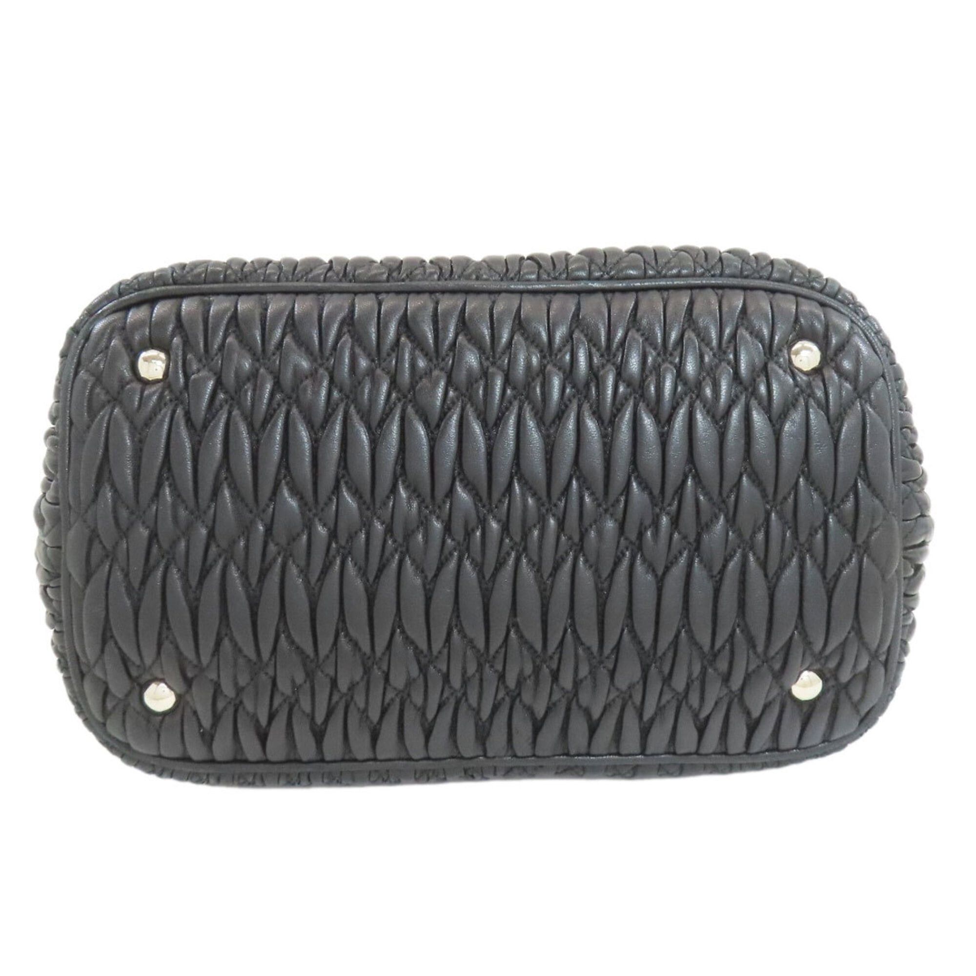 Miu Miu Miu Miu Miu Matelassé 2-Way Handbag, Calfskin, Women's MIUMIU Size ONE SIZE - 4 Thumbnail