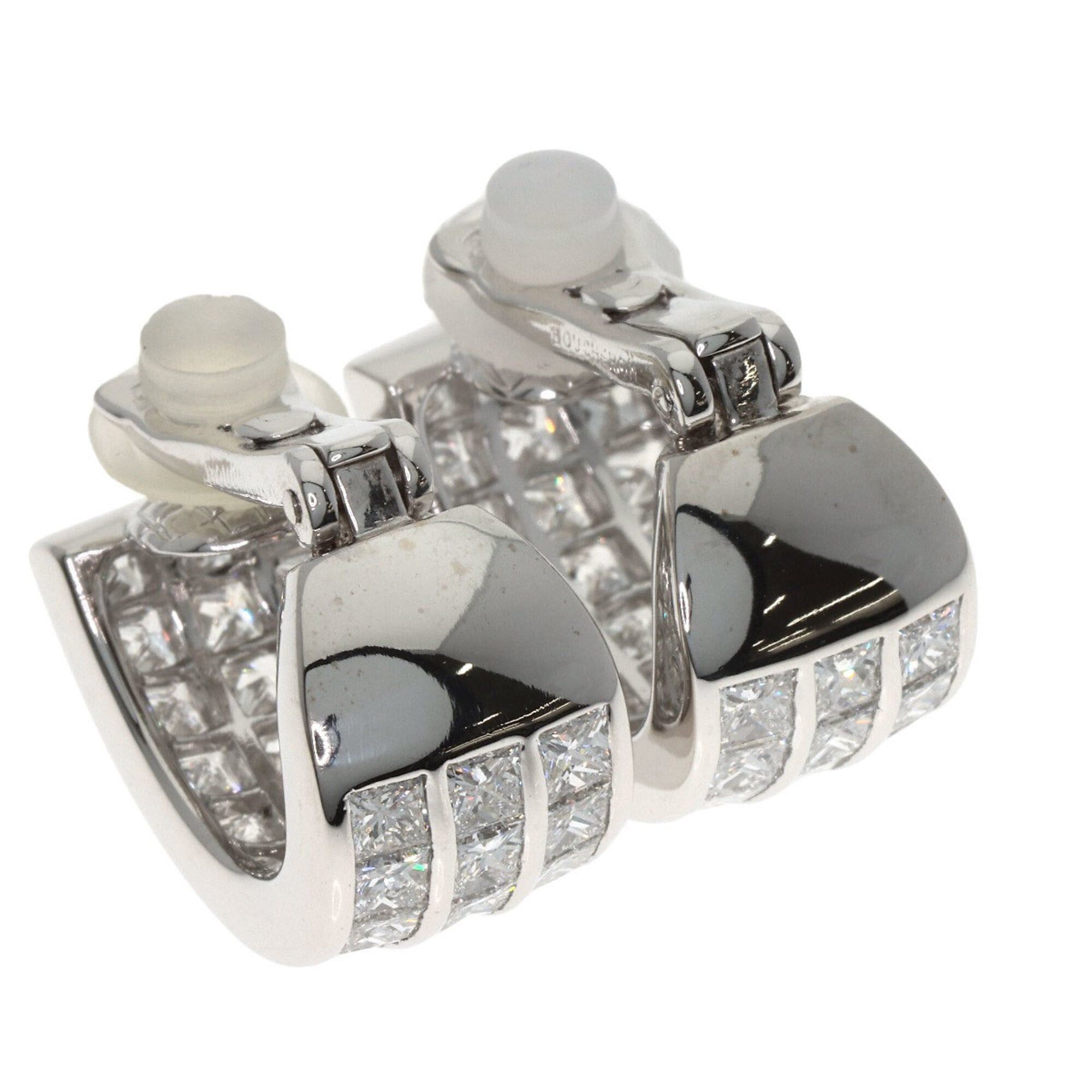Other Boucheron Diamond Earrings, 18K White Gold, Women's Size ONE SIZE - 6 Thumbnail