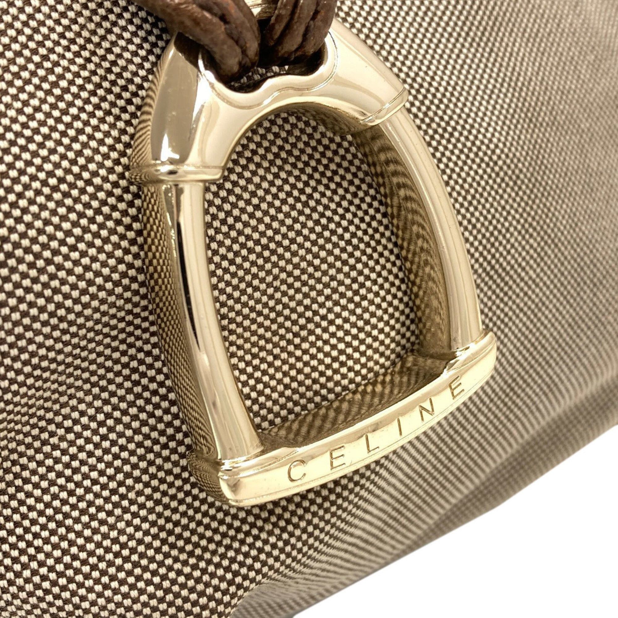 Celine Celine Carriage Pattern Canvas Handbag for Women Size ONE SIZE - 15 Thumbnail