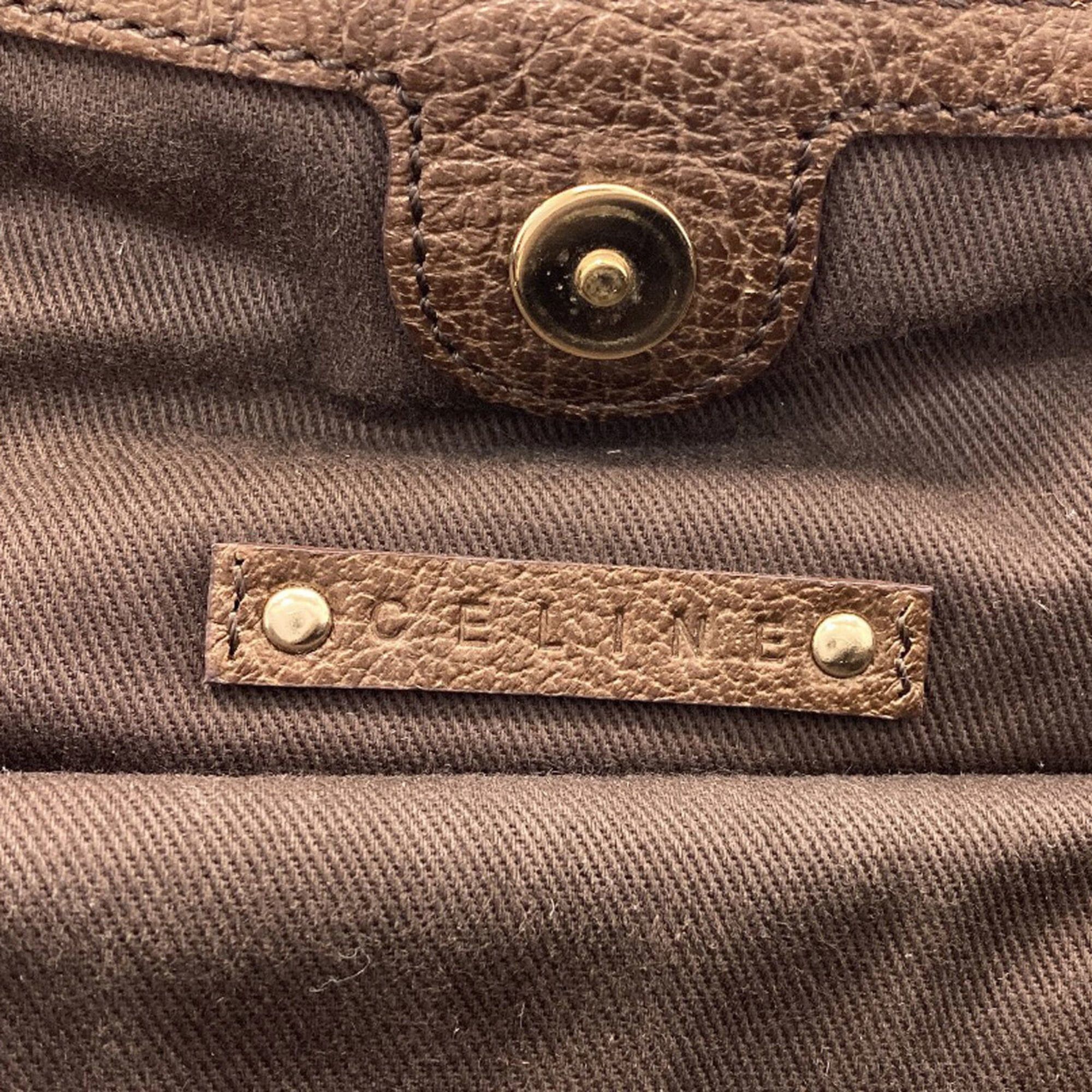 Celine Celine Carriage Pattern Canvas Handbag for Women Size ONE SIZE - 6 Thumbnail