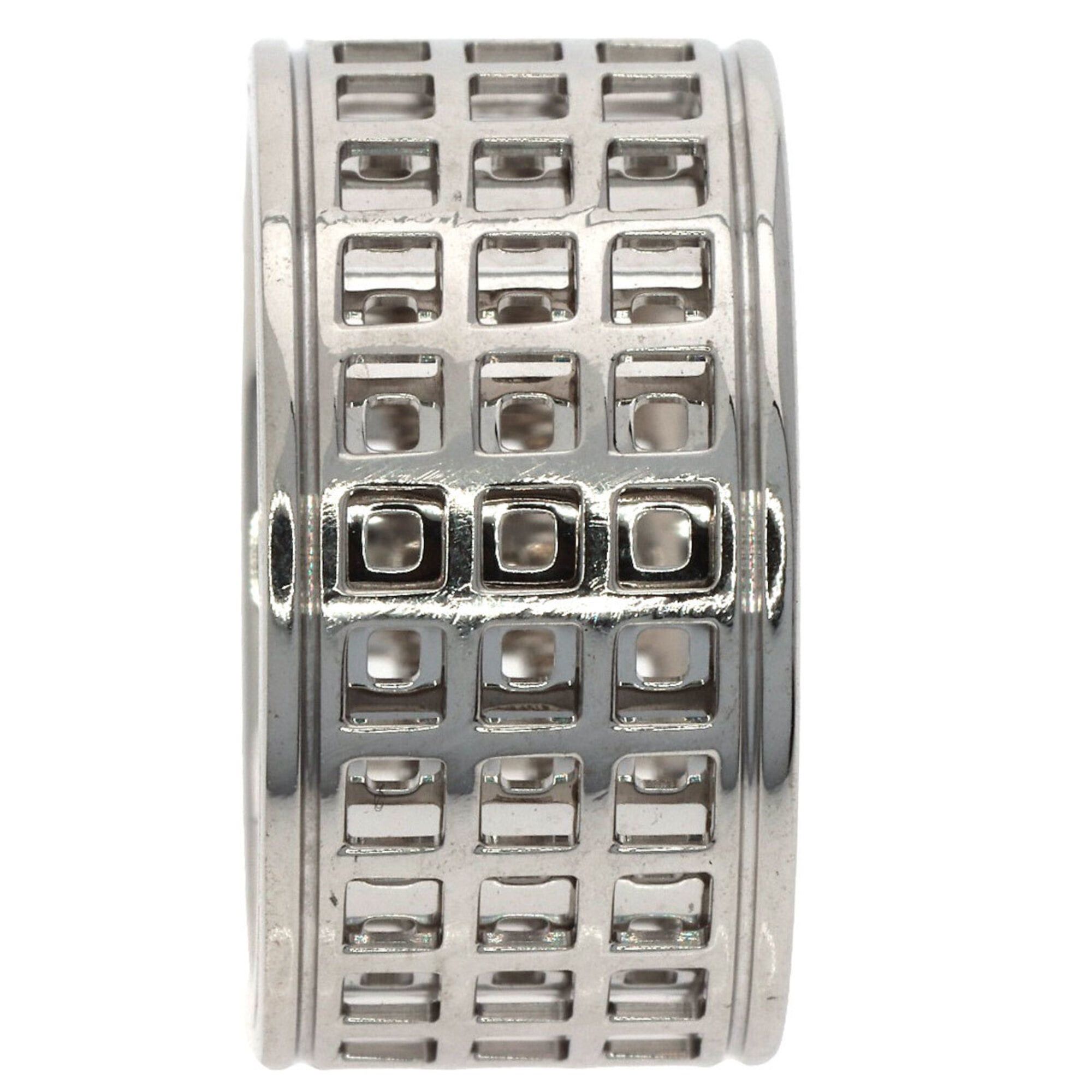 Gucci Gucci Scroll Wide #14 Ring, 18K White Gold, Women's. Size ONE SIZE - 3 Thumbnail
