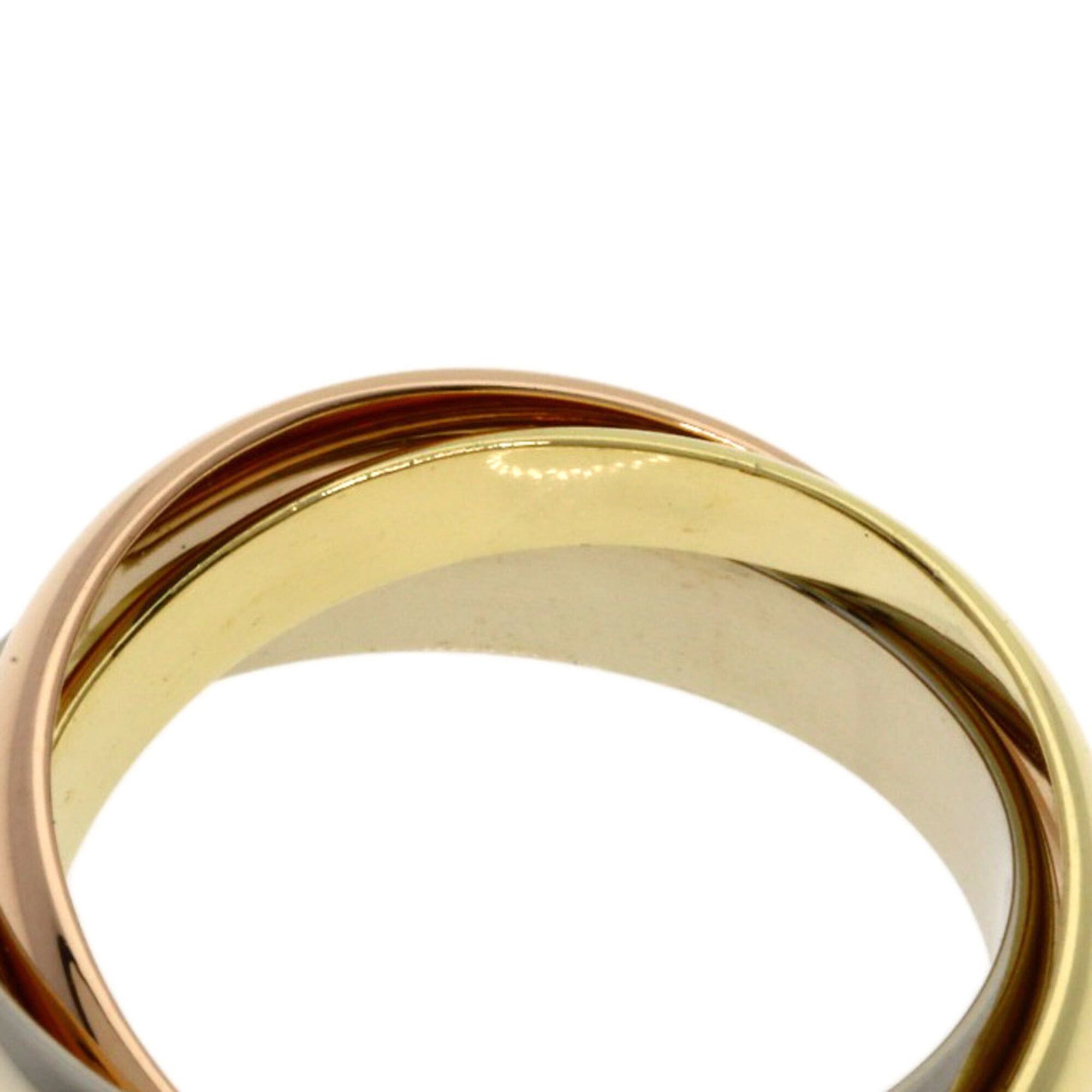 Cartier Cartier Trinity #50 Ring - 18K Yellow Gold/18K White Pink Gold Women's CARTIER Size ONE SIZE - 5 Thumbnail