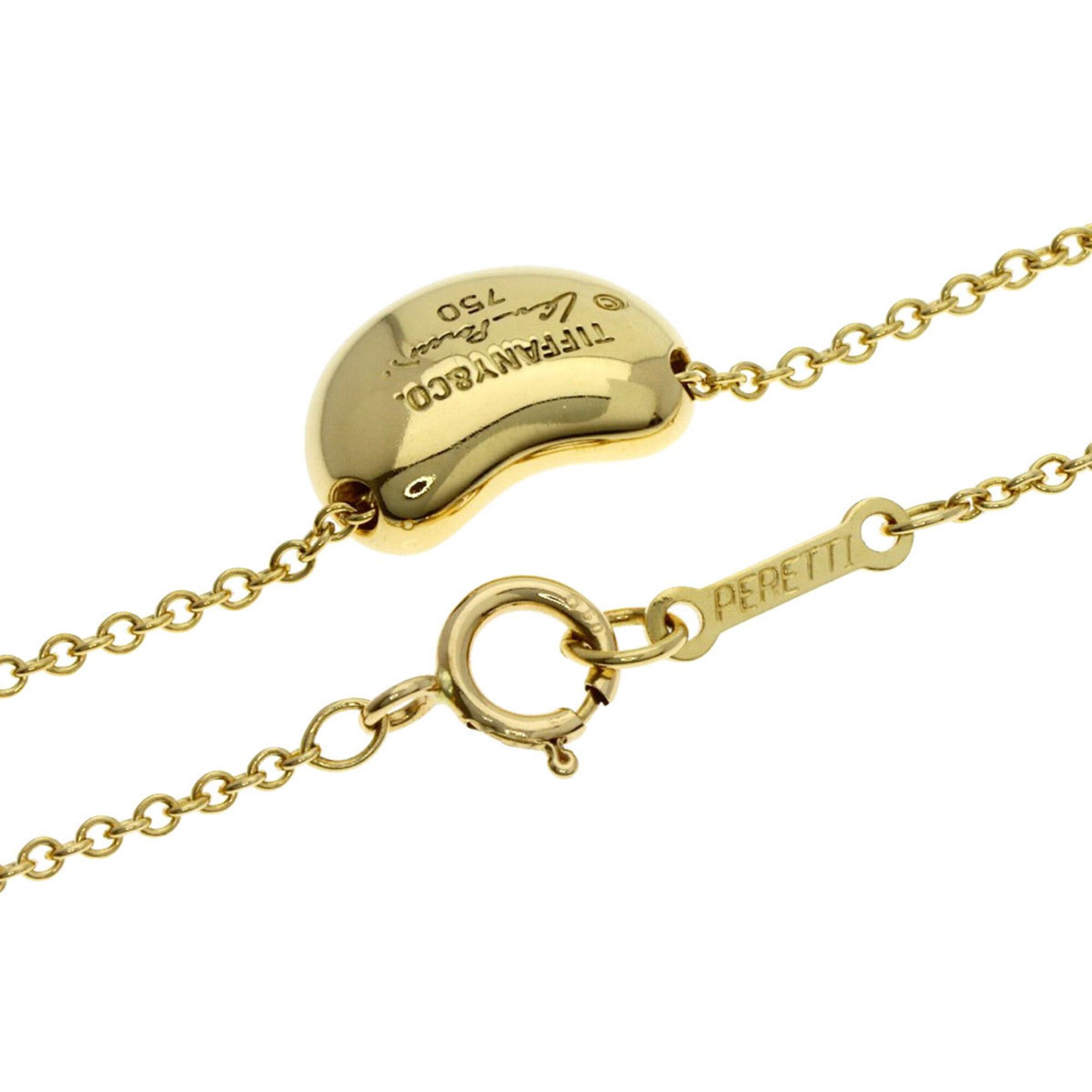 Tiffany & Co. Tiffany Bean Necklace, 18K Yellow Gold, Women's, TIFFANY&Co. Size ONE SIZE - 2 Thumbnail