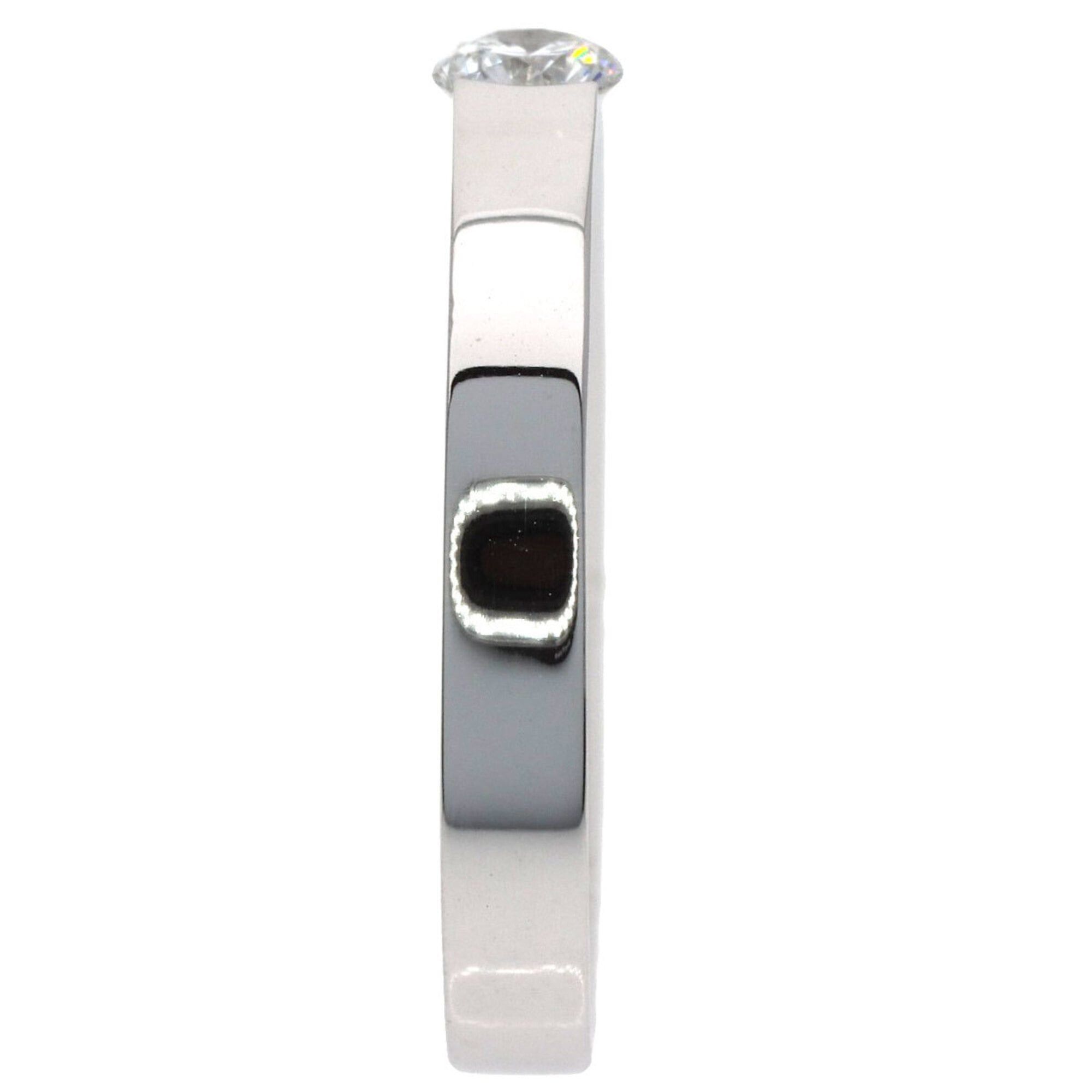 Cartier Cartier Date with Diamond Ring #49, 18K White Gold, Women's. Size ONE SIZE - 3 Thumbnail