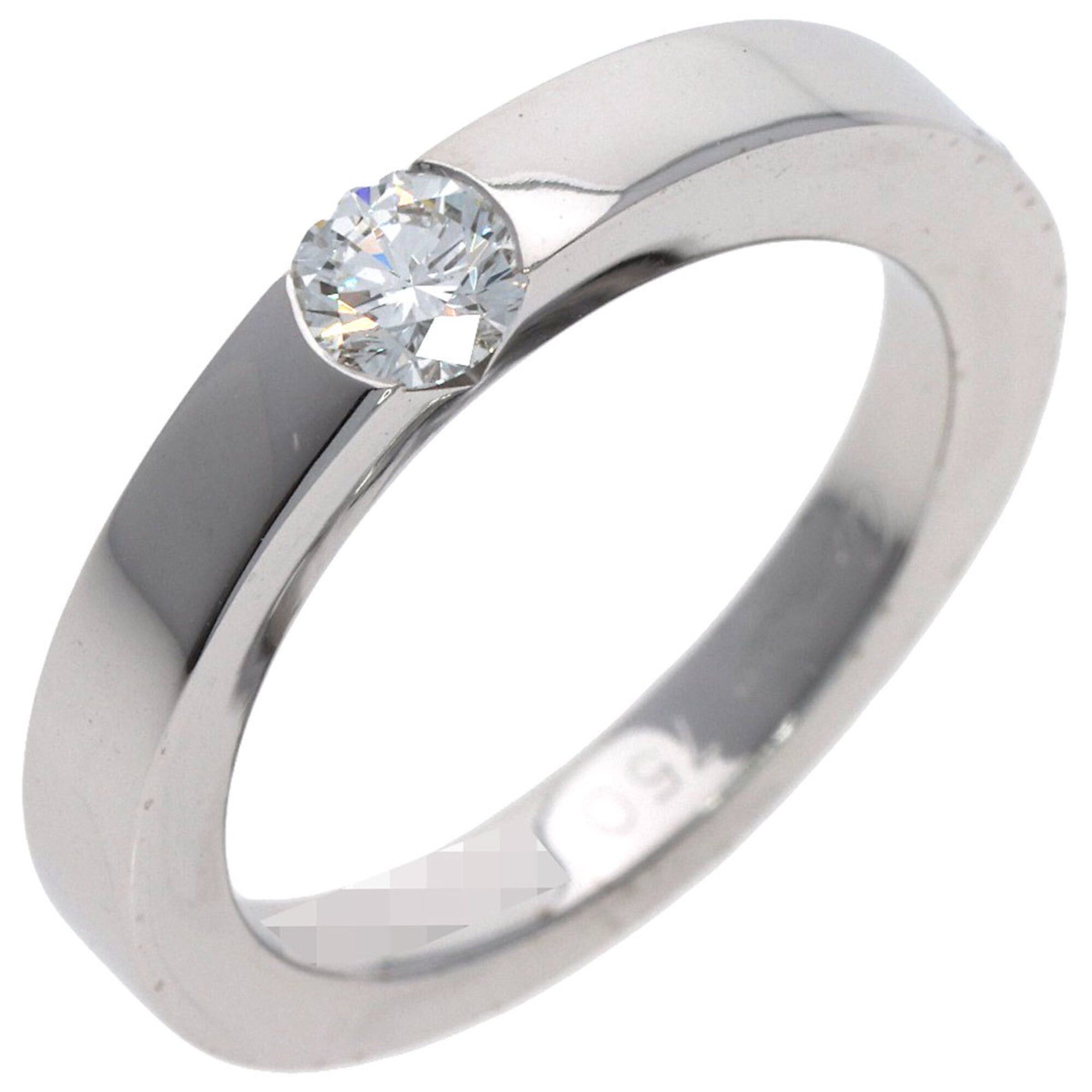 Cartier Cartier Date with Diamond Ring #49, 18K White Gold, Women's. Size ONE SIZE - 2 Thumbnail