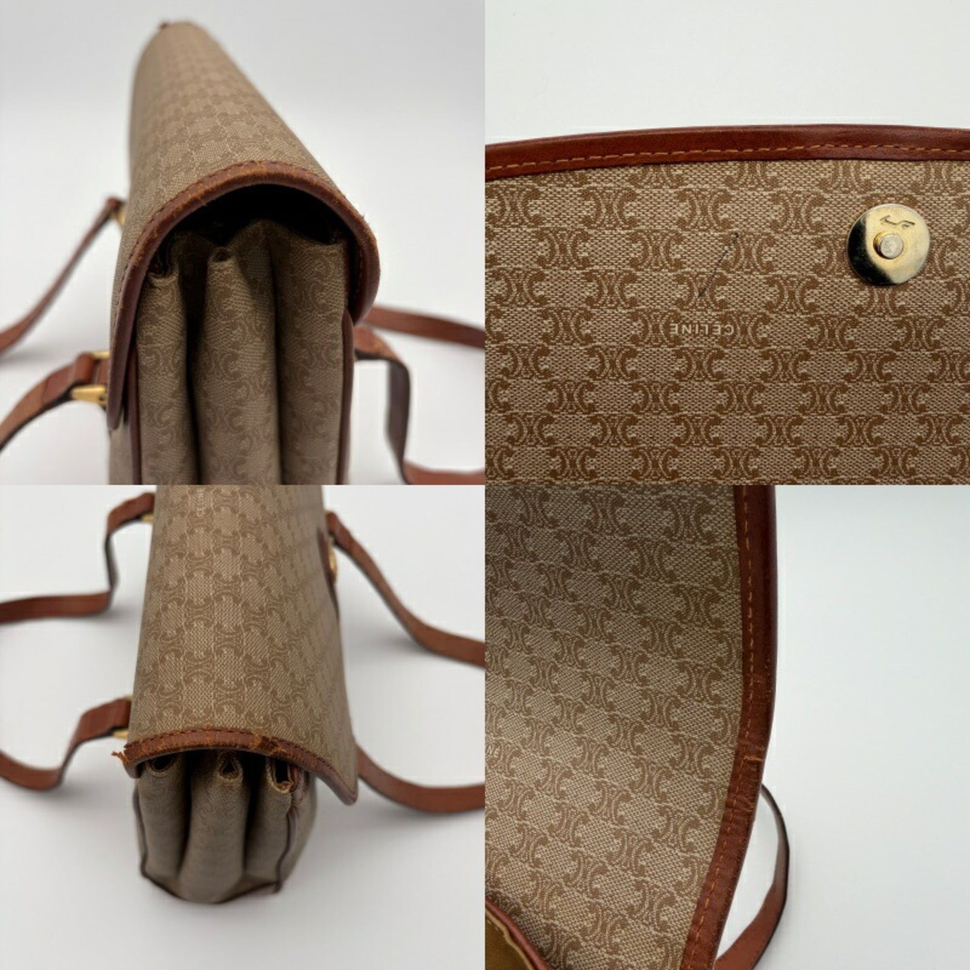 Celine Celine bag, tote women's, Macadam handbag, beige, flap. Size ONE SIZE - 19 Thumbnail