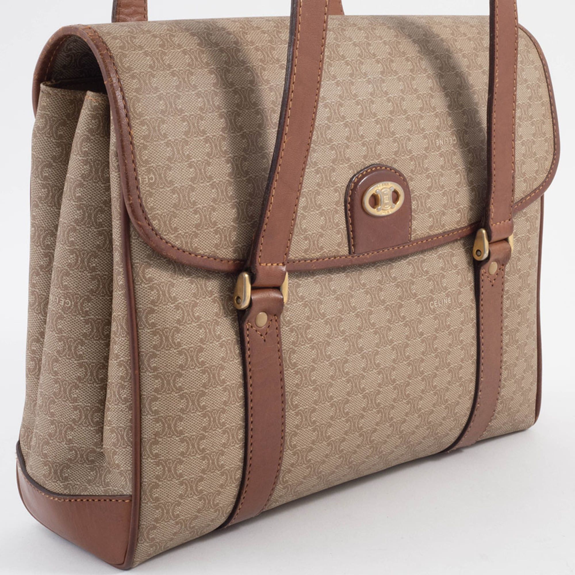 Celine Celine bag, tote women's, Macadam handbag, beige, flap. Size ONE SIZE - 8 Thumbnail