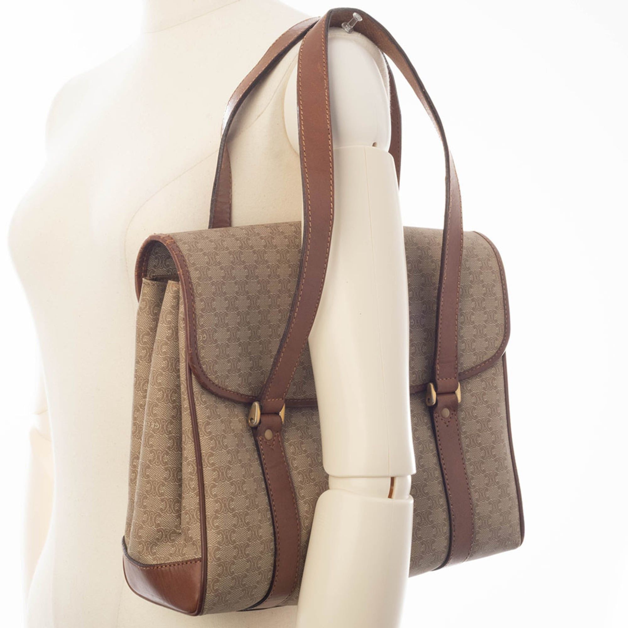 Celine Celine bag, tote women's, Macadam handbag, beige, flap. Size ONE SIZE - 11 Thumbnail