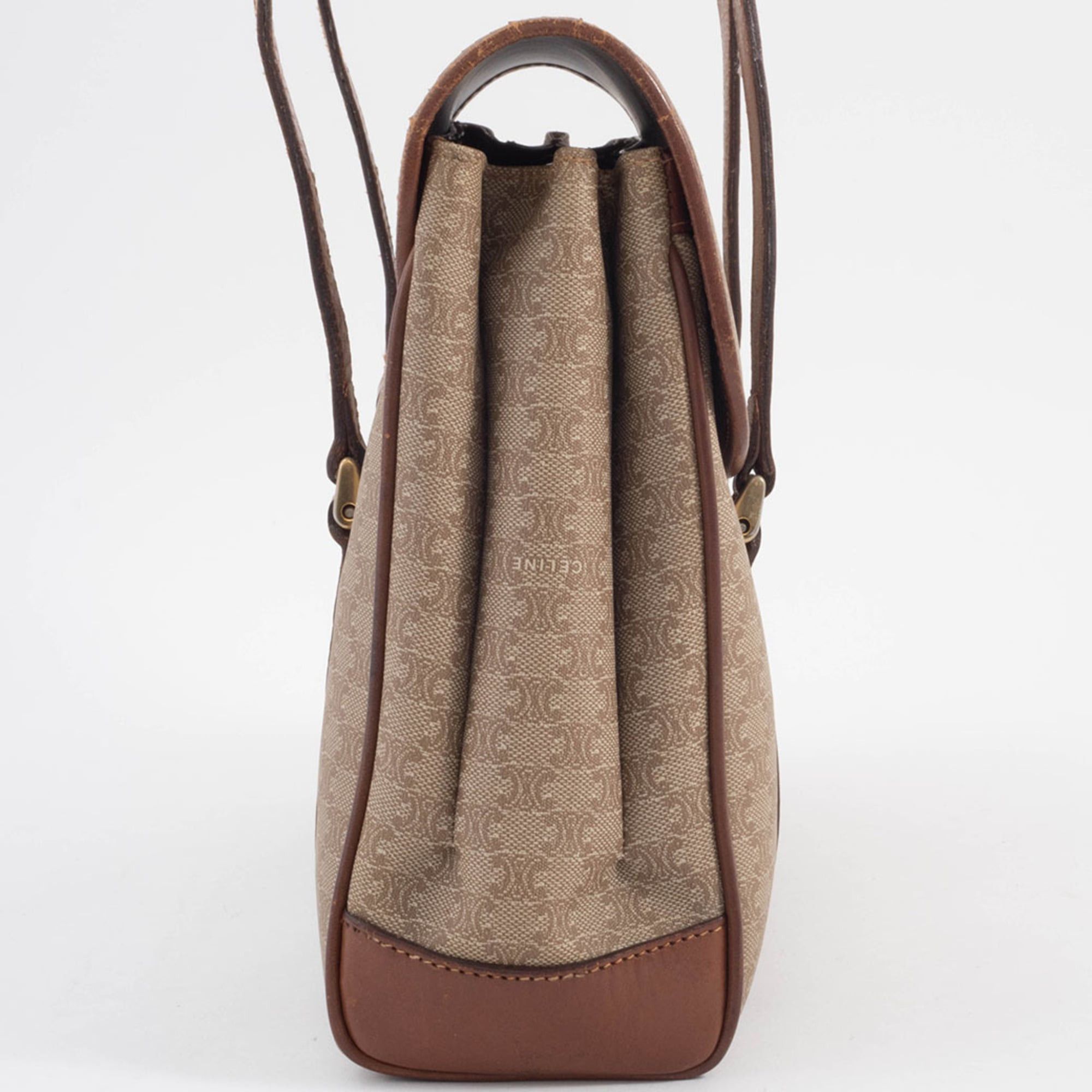 Celine Celine bag, tote women's, Macadam handbag, beige, flap. Size ONE SIZE - 4 Thumbnail