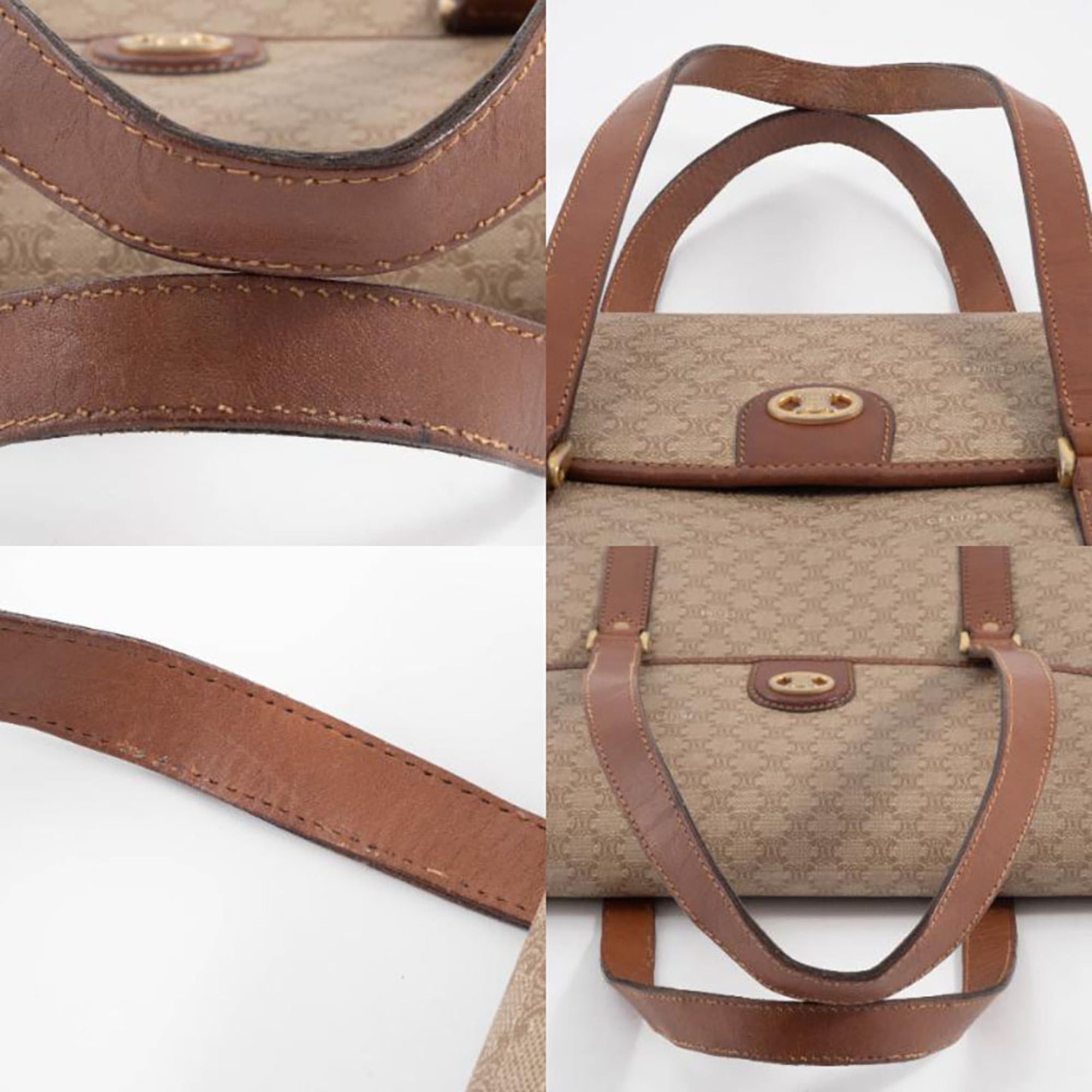 Celine Celine bag, tote women's, Macadam handbag, beige, flap. Size ONE SIZE - 17 Thumbnail