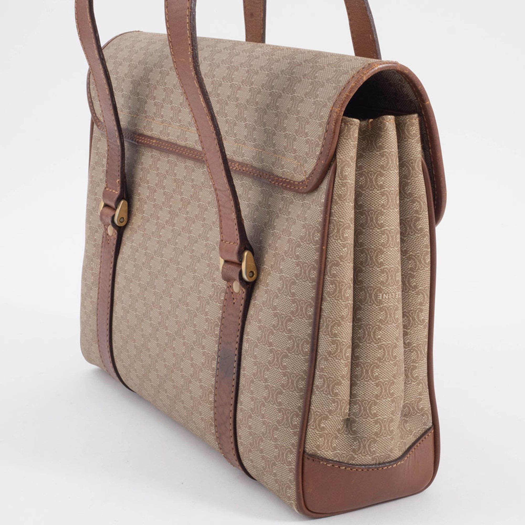 Celine Celine bag, tote women's, Macadam handbag, beige, flap. Size ONE SIZE - 9 Thumbnail