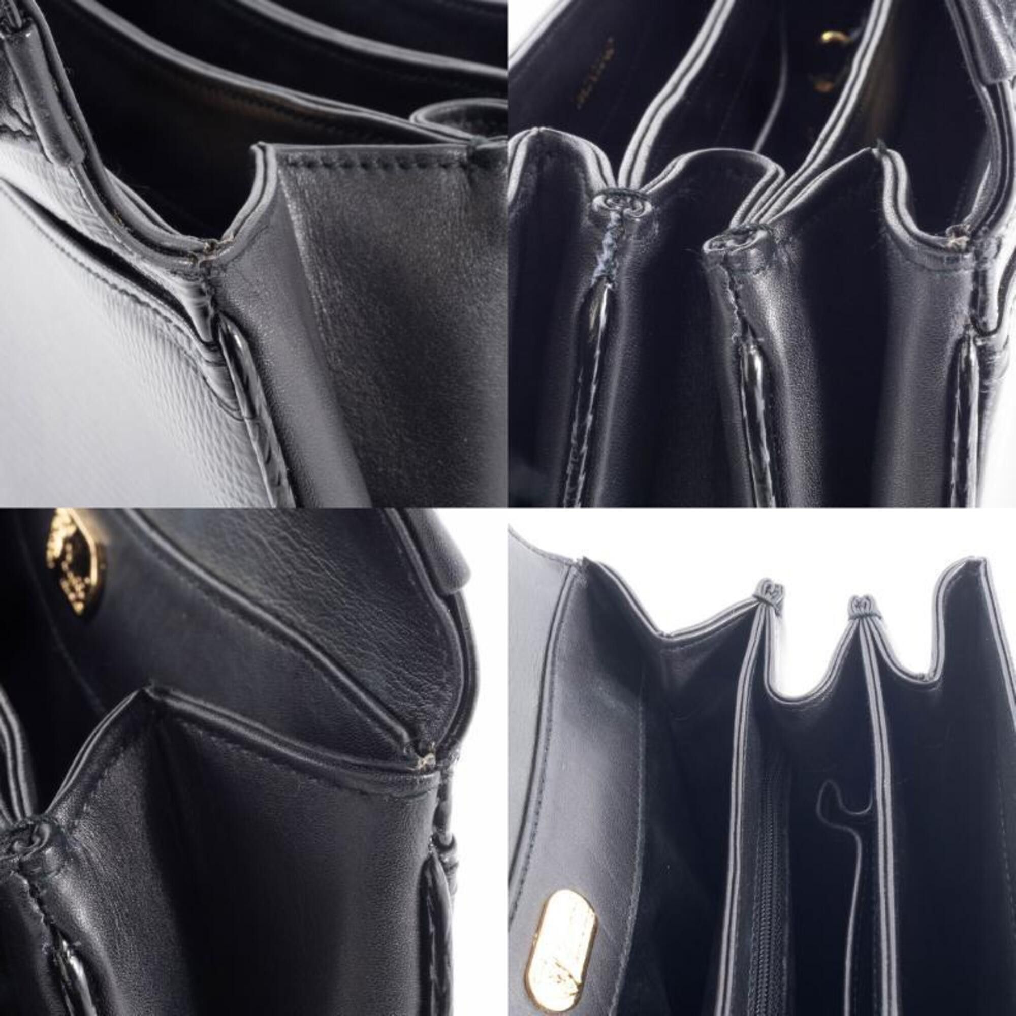 Gucci Gucci bag, Old handbag, 26 000 0044, leather, black, embossed. Size ONE SIZE - 15 Thumbnail