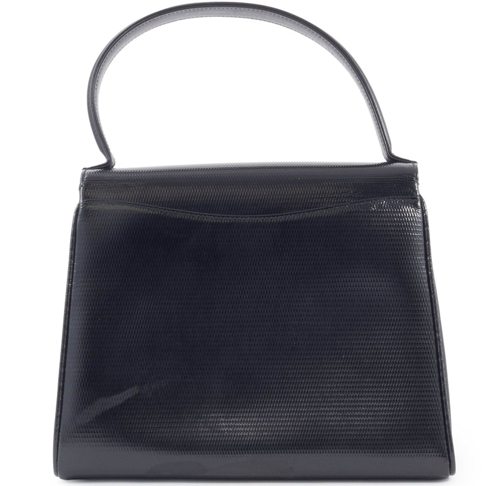 Gucci Gucci bag, Old handbag, 26 000 0044, leather, black, embossed. Size ONE SIZE - 3 Thumbnail