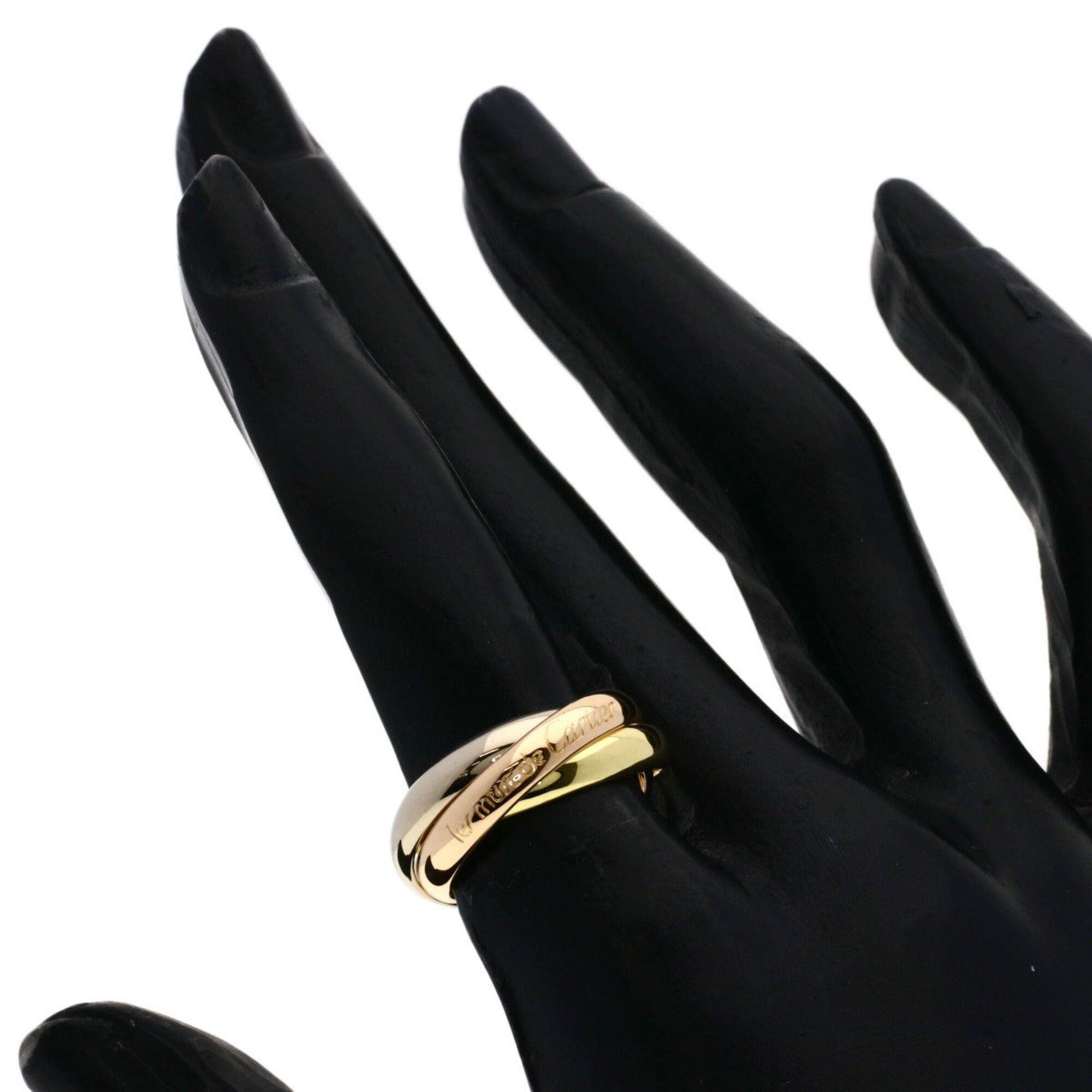 Cartier Cartier Trinity #49 Ring - 18K Yellow Gold/18K White Pink Gold Women's CARTIER Size ONE SIZE - 4 Thumbnail