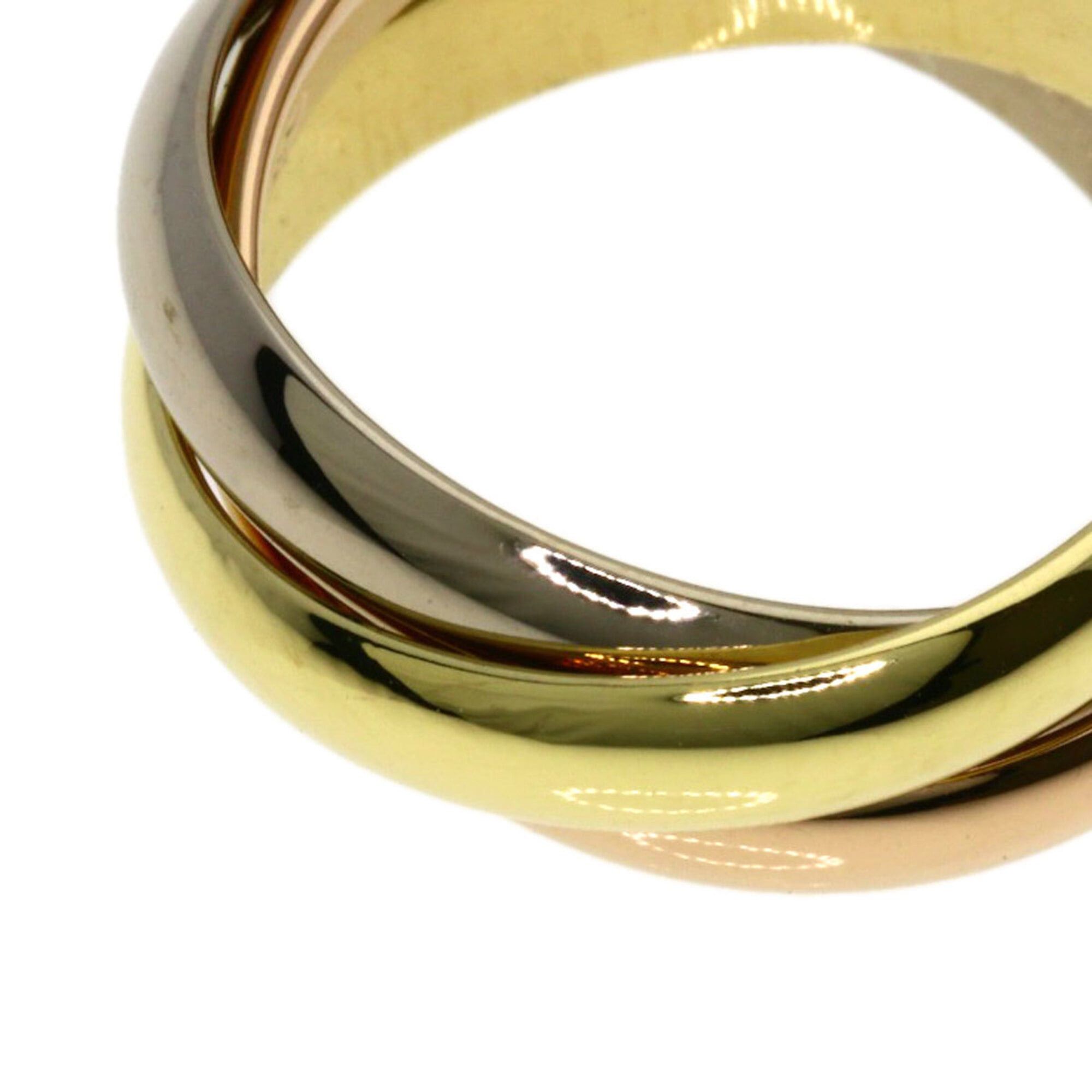 Cartier Cartier Trinity #49 Ring - 18K Yellow Gold/18K White Pink Gold Women's CARTIER Size ONE SIZE - 5 Thumbnail