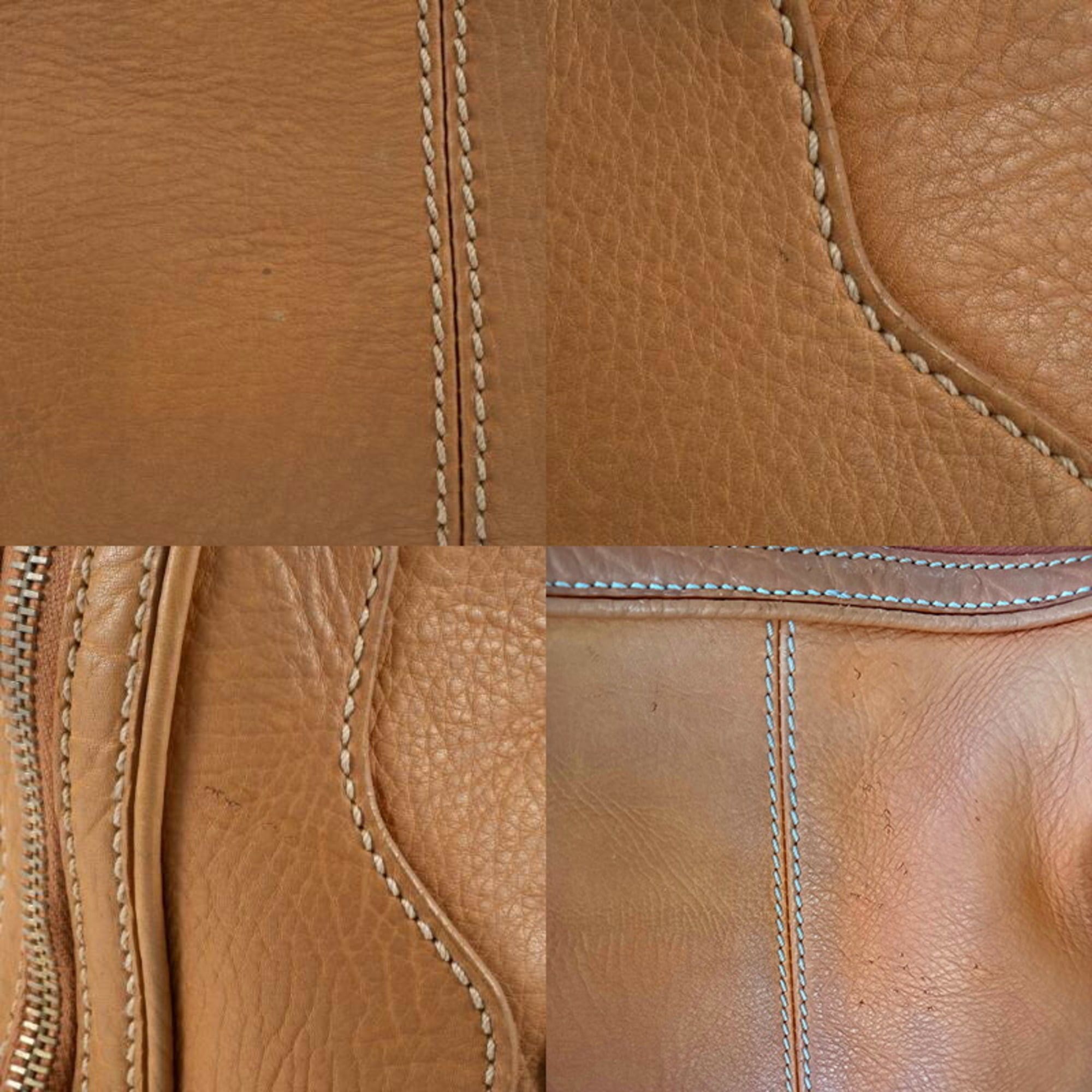 Celine Celine Bag Shoulder Leather PP-PA-0057 Beige Boston Size ONE SIZE - 17 Thumbnail