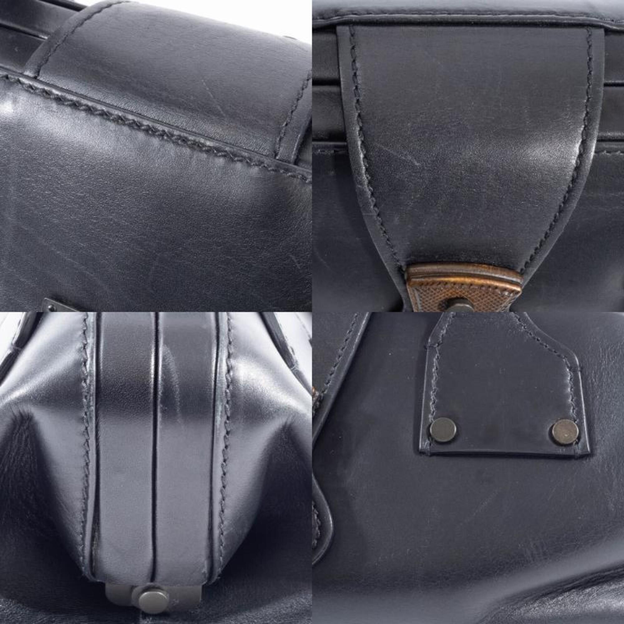 Gucci Gucci Doctor's Bag Handbag 105378 Leather Black Women's GUCCI Size ONE SIZE - 16 Thumbnail
