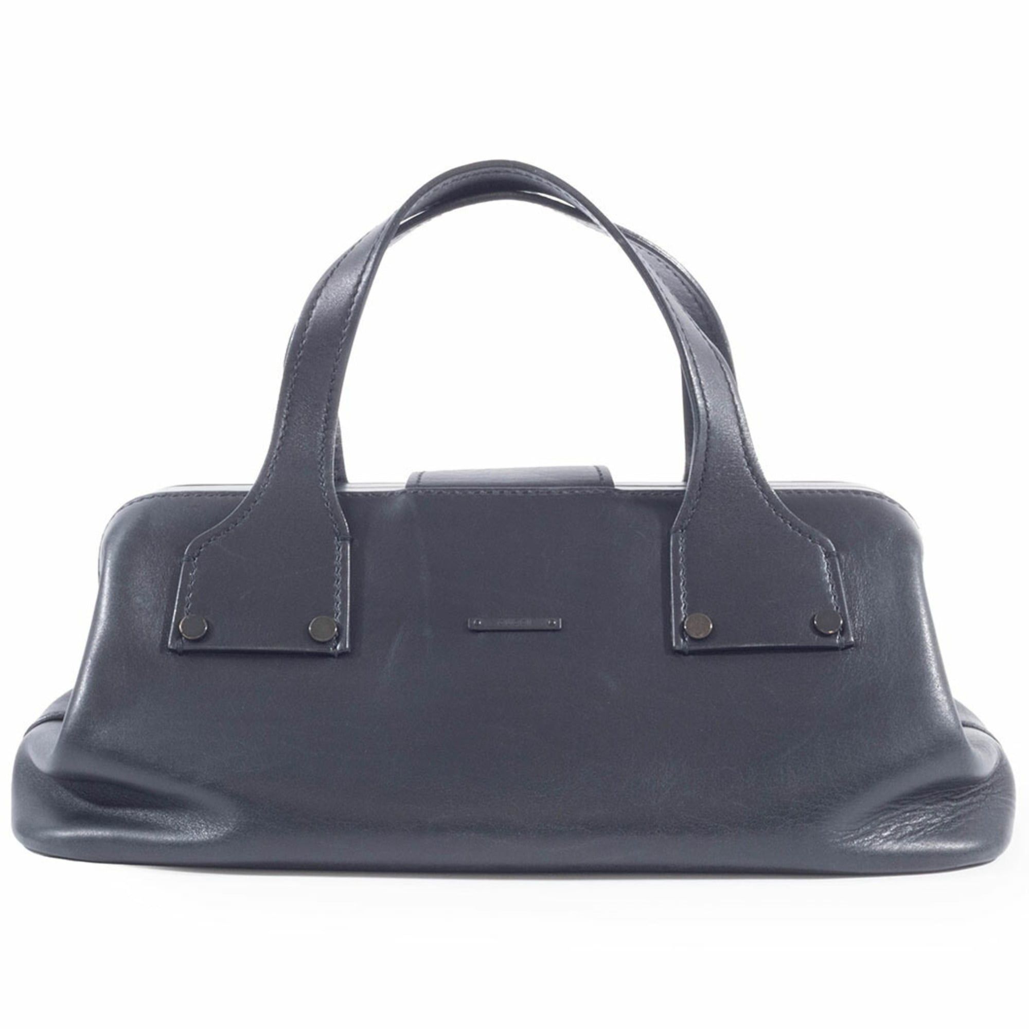 Gucci Gucci Doctor's Bag Handbag 105378 Leather Black Women's GUCCI Size ONE SIZE - 2 Thumbnail