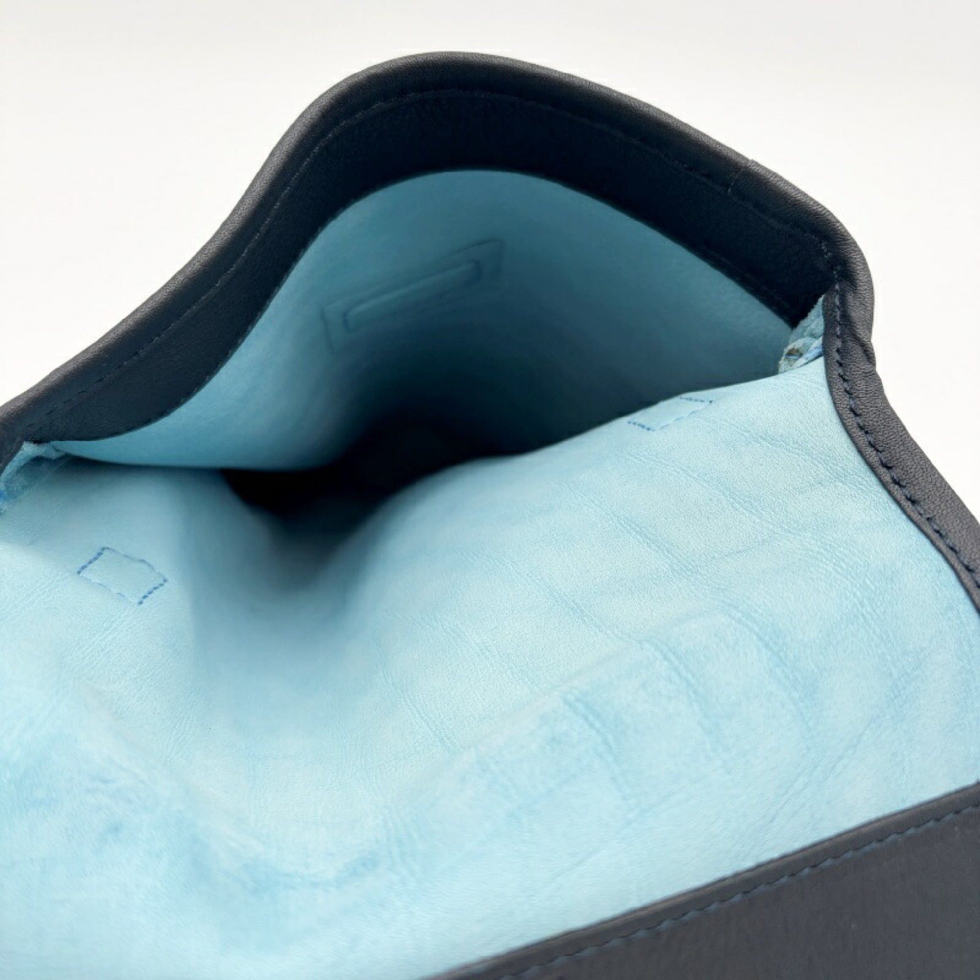 Loewe Loewe bag, shoulder Anagram, flap, suede, blue, women's pochette Size ONE SIZE - 15 Thumbnail