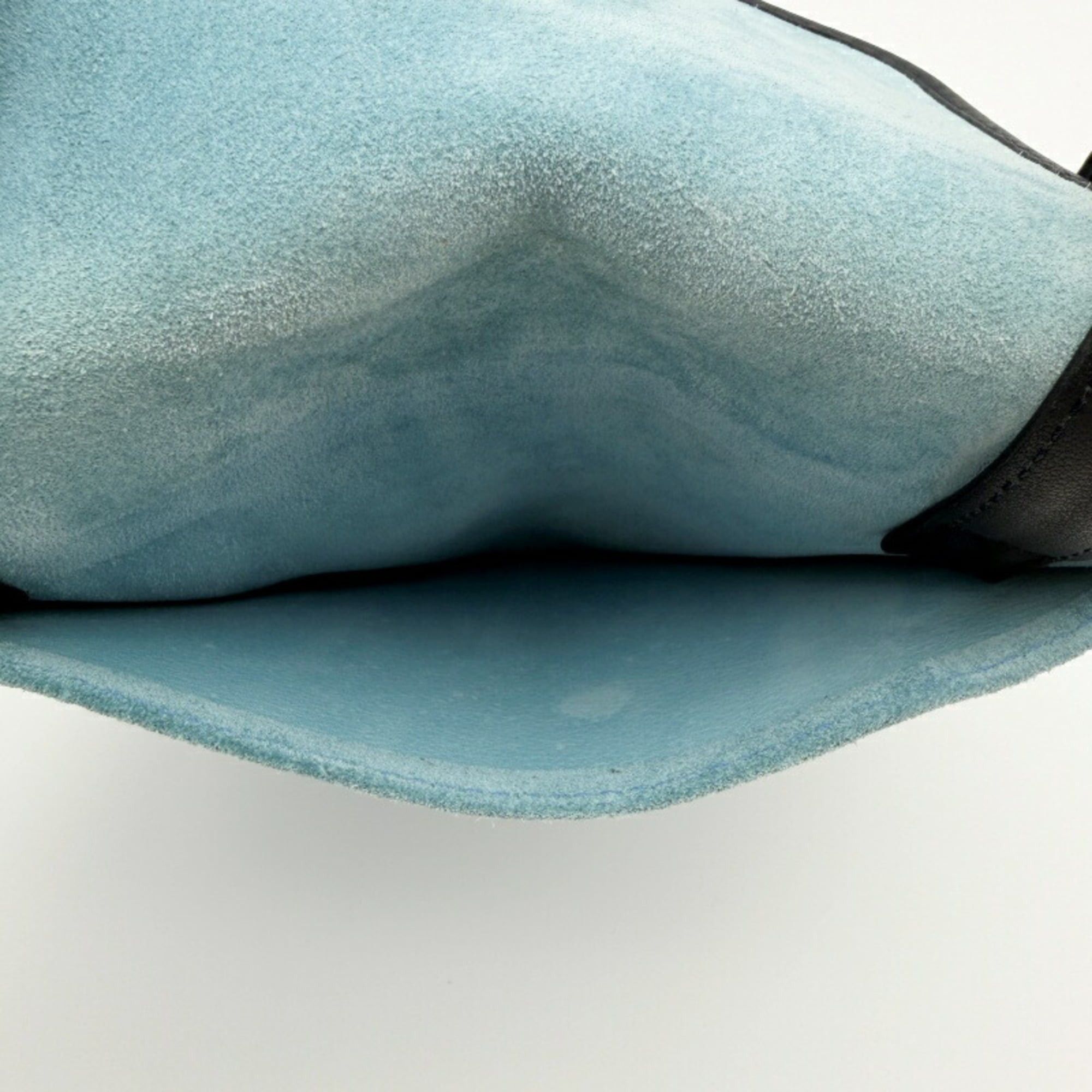 Loewe Loewe bag, shoulder Anagram, flap, suede, blue, women's pochette Size ONE SIZE - 11 Thumbnail