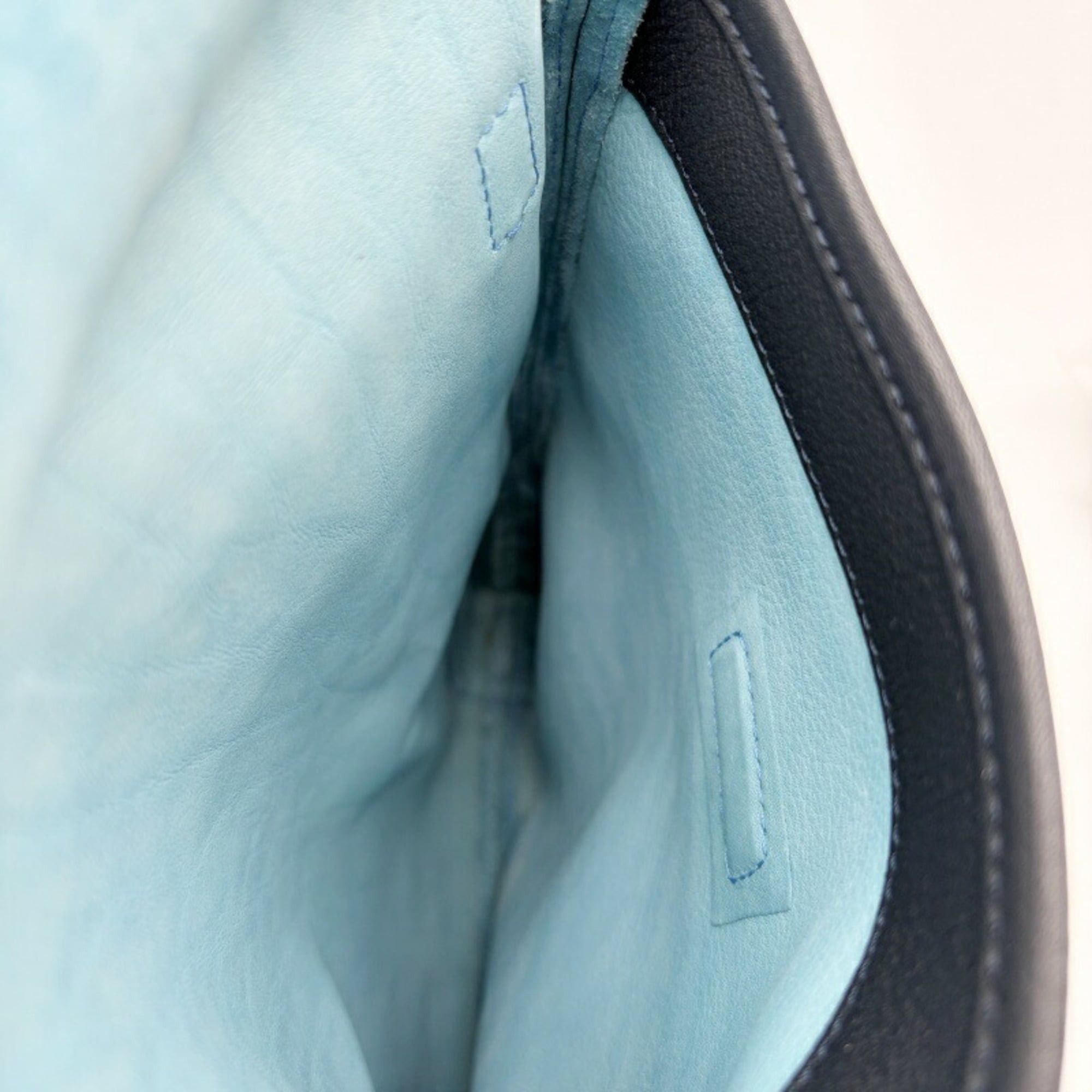 Loewe Loewe bag, shoulder Anagram, flap, suede, blue, women's pochette Size ONE SIZE - 17 Thumbnail