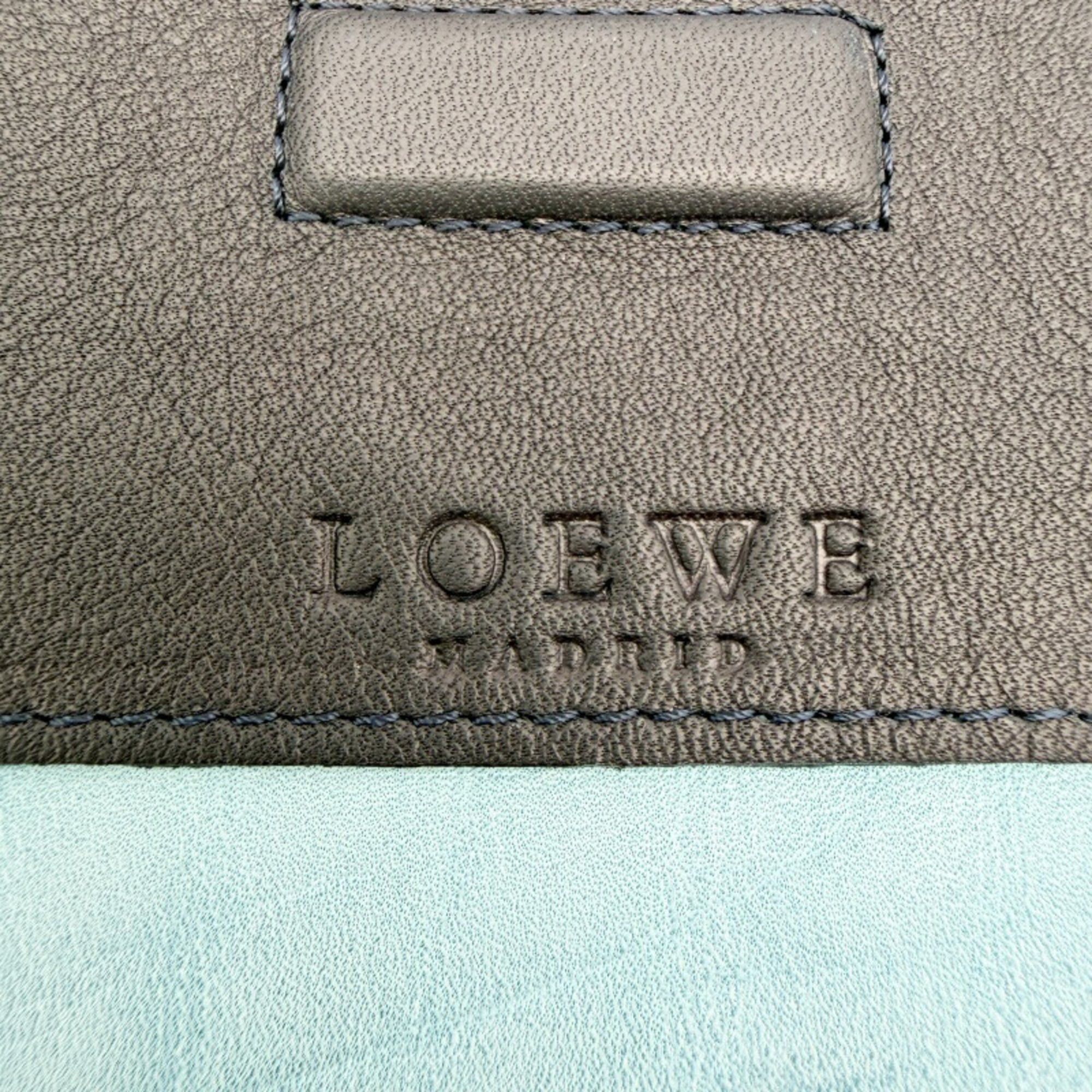 Loewe Loewe bag, shoulder Anagram, flap, suede, blue, women's pochette Size ONE SIZE - 13 Thumbnail
