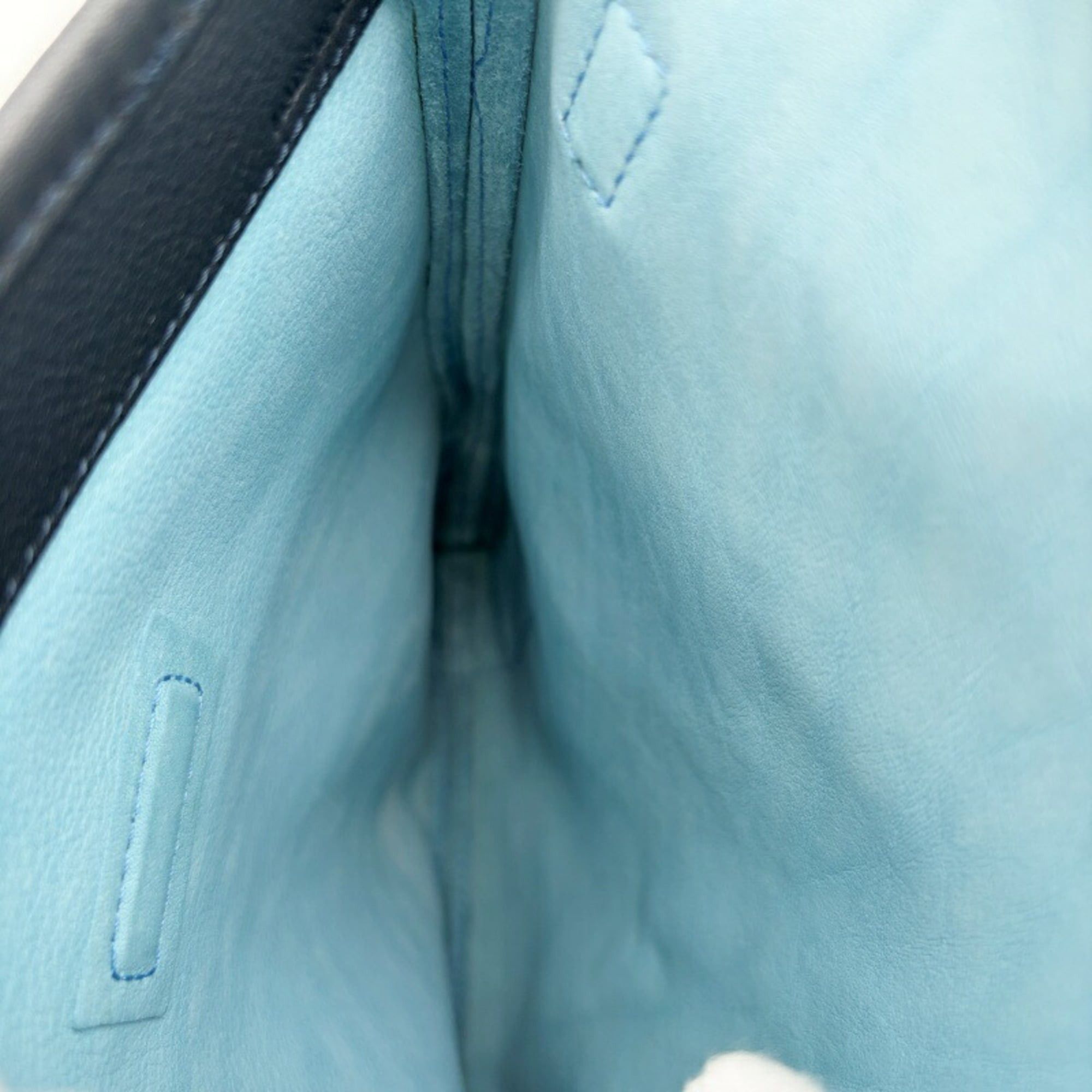 Loewe Loewe bag, shoulder Anagram, flap, suede, blue, women's pochette Size ONE SIZE - 16 Thumbnail